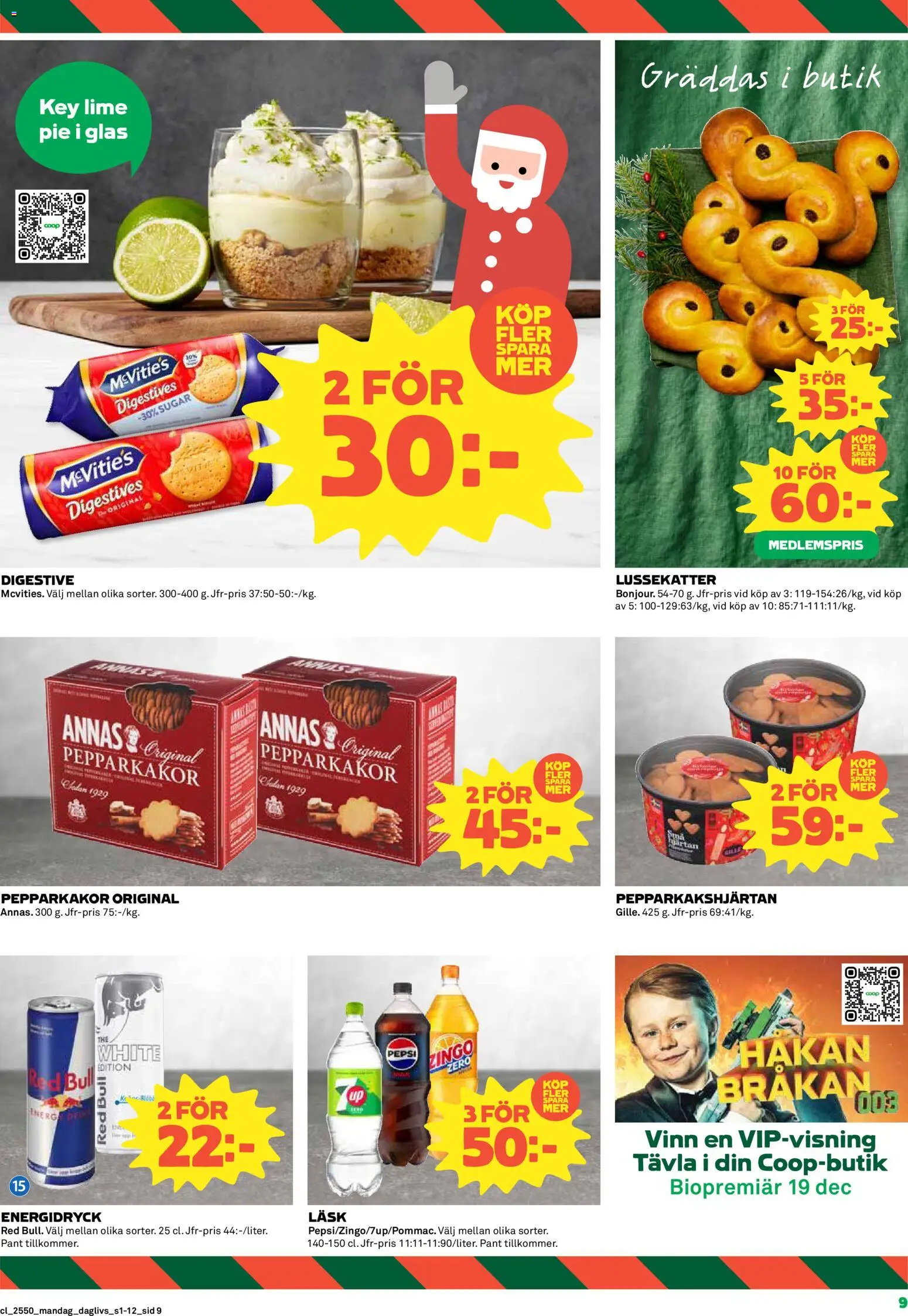 Coop Daglivs reklamblad aktuell från 08.12.2025 | Sida: 9