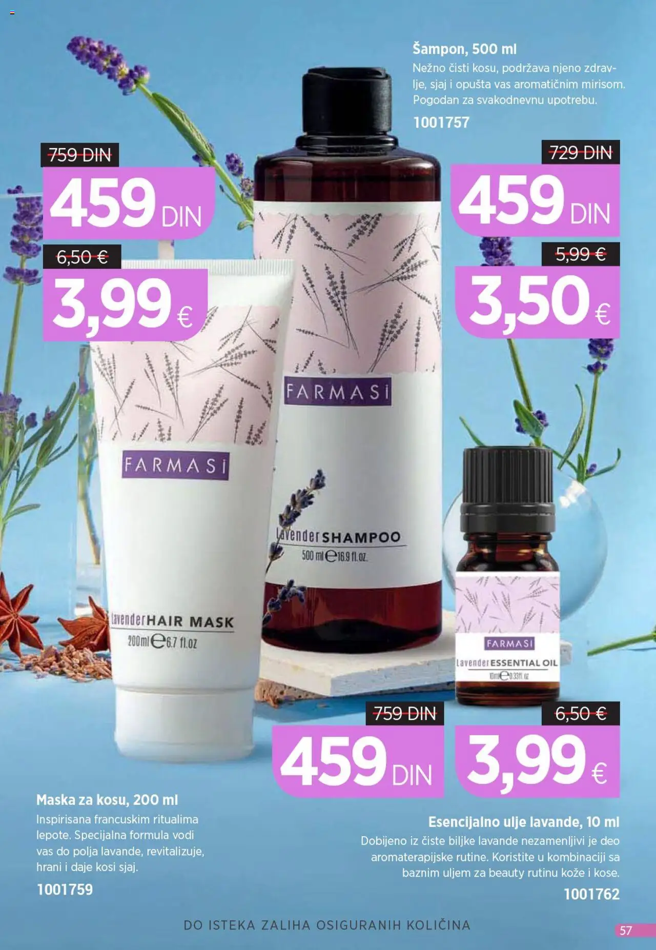 Farmasi katalog - važi od 01.08.2025 | Strana: 57 | Proizvode: Maska, Ulje