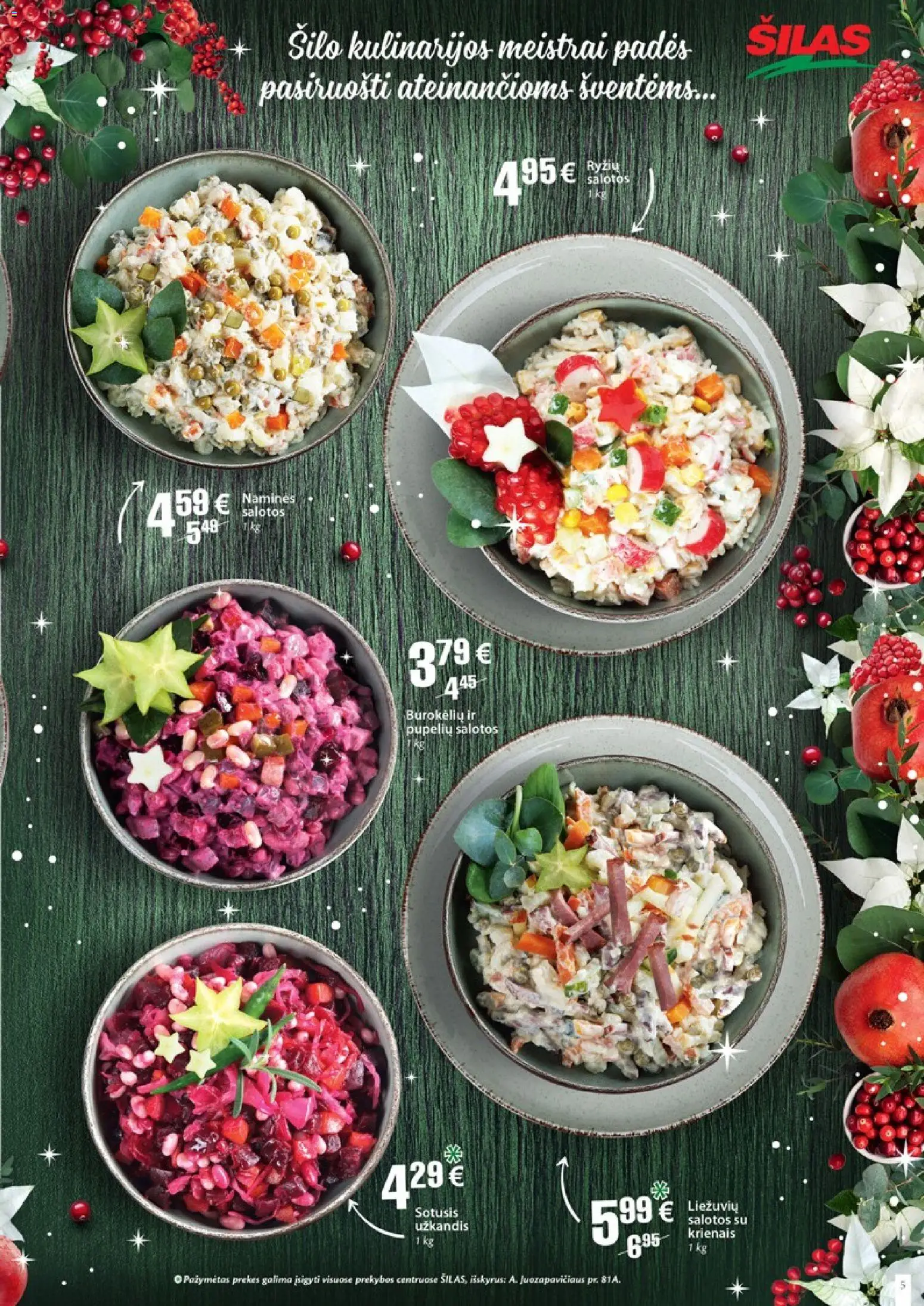 Šilas akcijos nuo 15.12.2025 | Puslapis: 5 | Prekių: Salotos