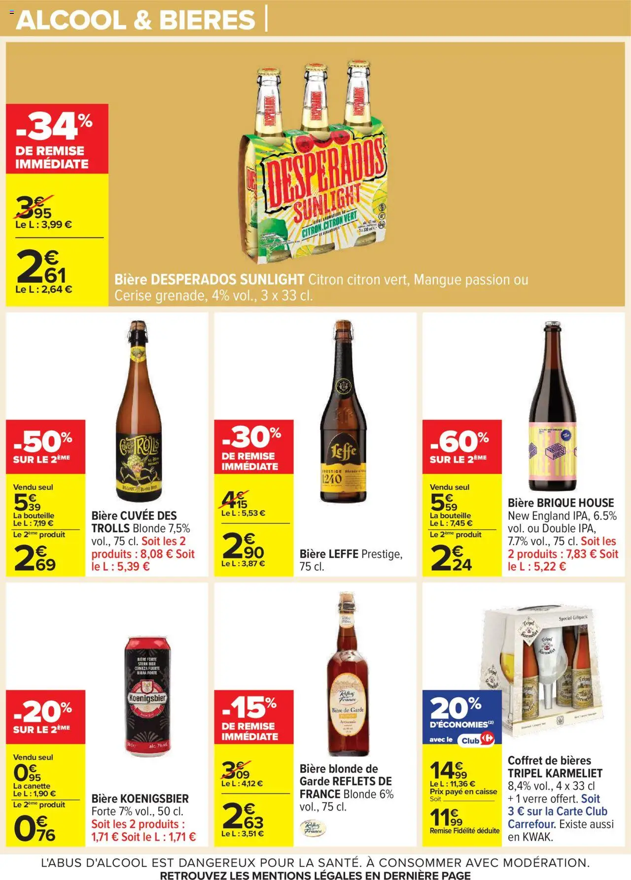  | Page: 25 | Produits: Desperados, Citron, Mangue, Bière
