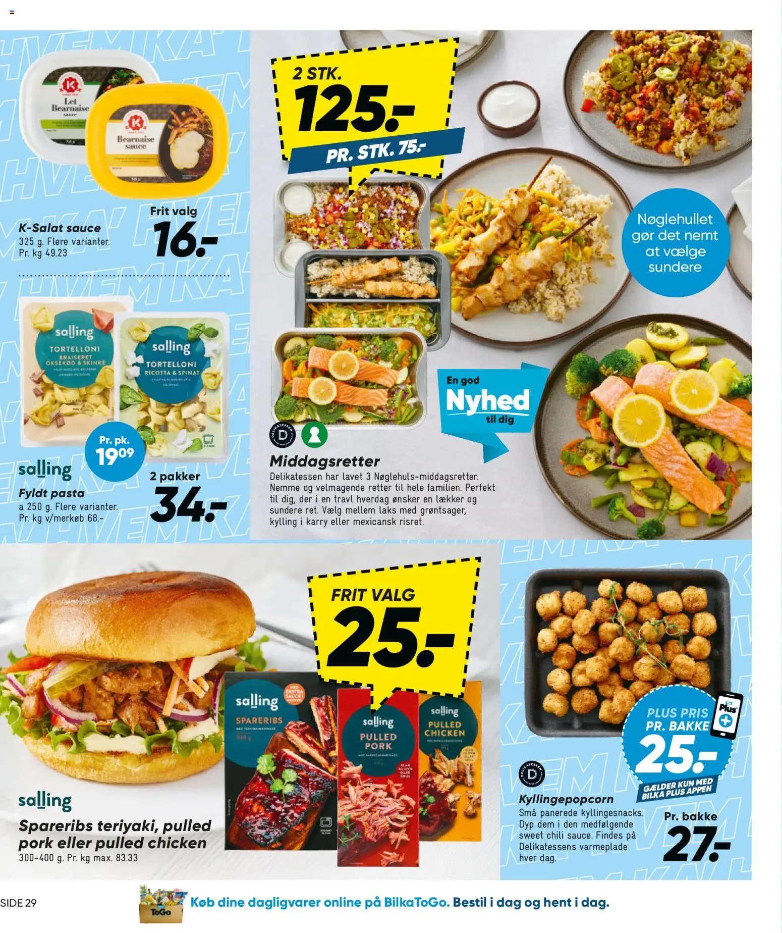 Bilka tilbudsavis – gyldig fra 23.01.2026 | Side: 26 | Produkter: Pasta, Oksekød, Spareribs, Spinat