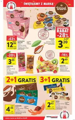 Intermarche Gazetka od 18.09.2025 | Strona: 15 | Produkty: Czekolady, Galaretki, Tiramisu, Baton