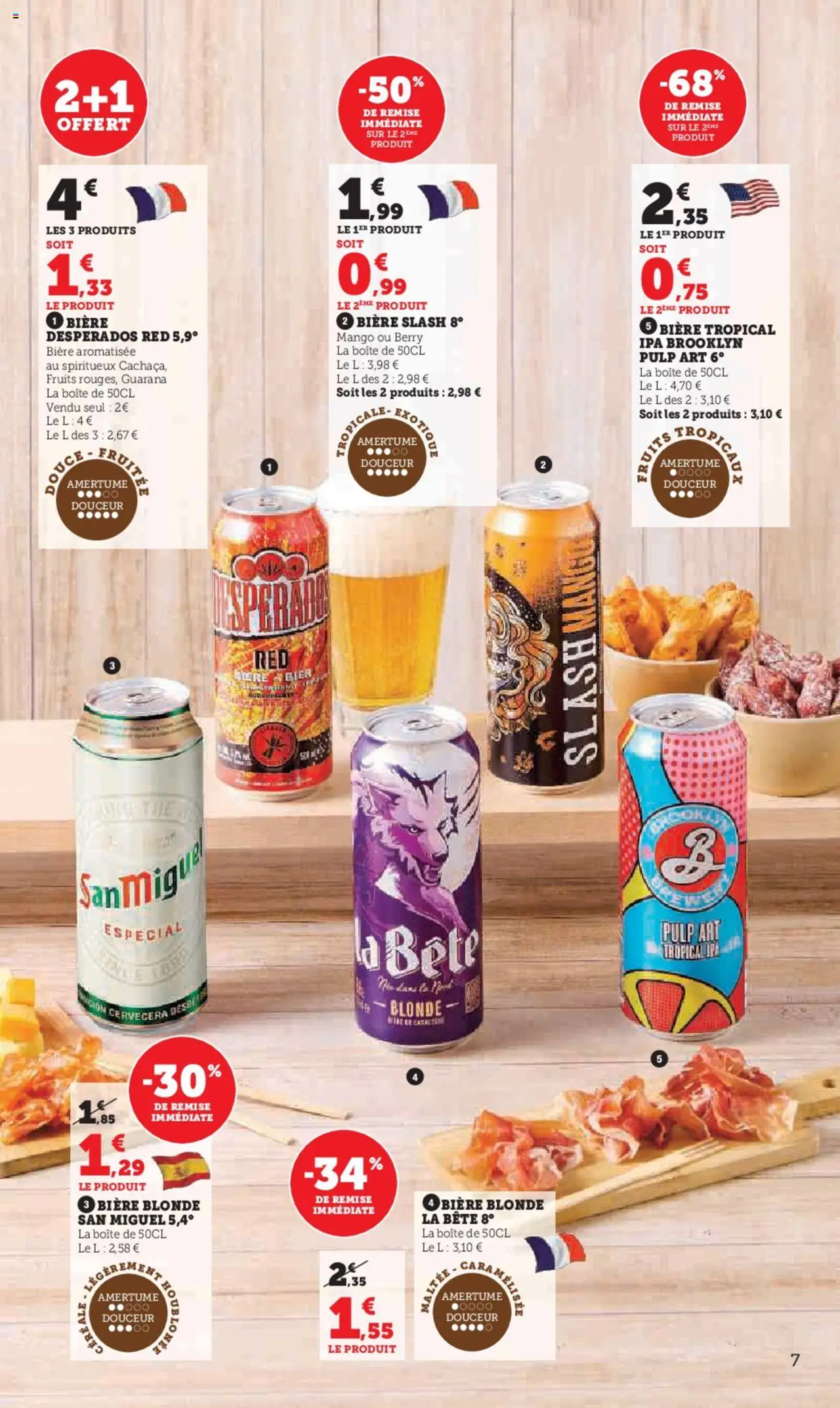 {H1} | Page: 7 | Produits: Desperados, Bière blonde, Bière