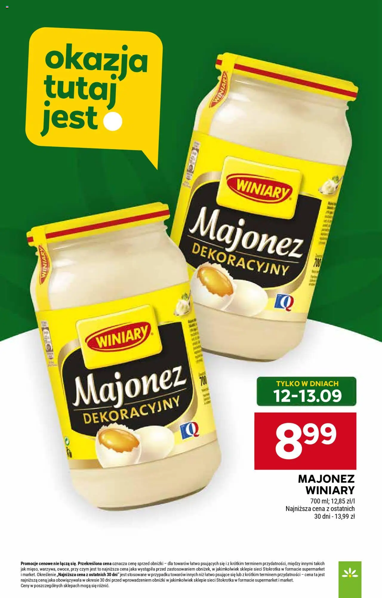 Stokrotka Gazetka od 11.09.2025 | Strona: 6 | Produkty: Stokrotka, Majonez winiary, Majonez