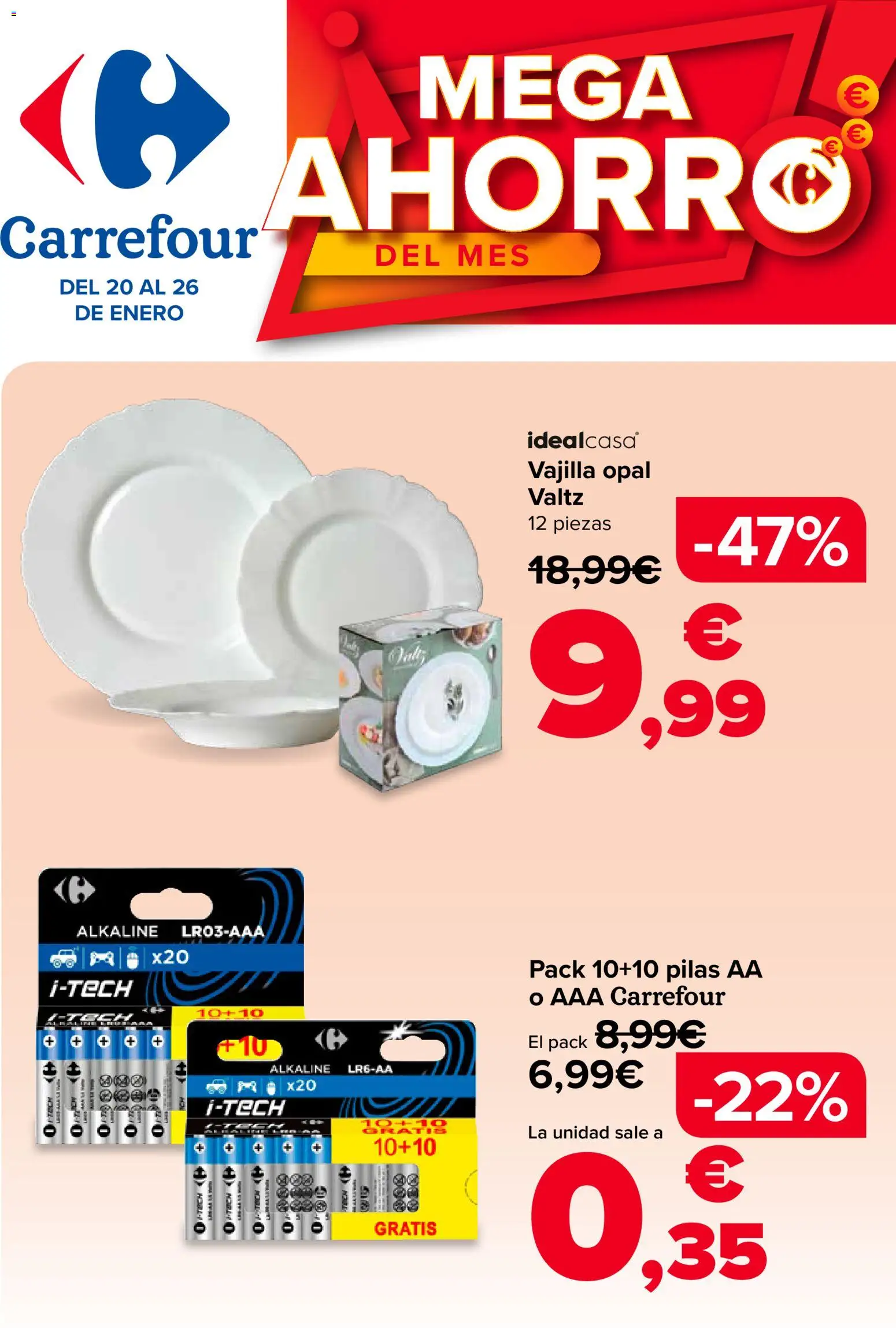 Carrefour folleto │ válido desde el 20.01.2026 | Página: 1 | Productos: Κοσμήματα, Βρεφικό κρεβάτι