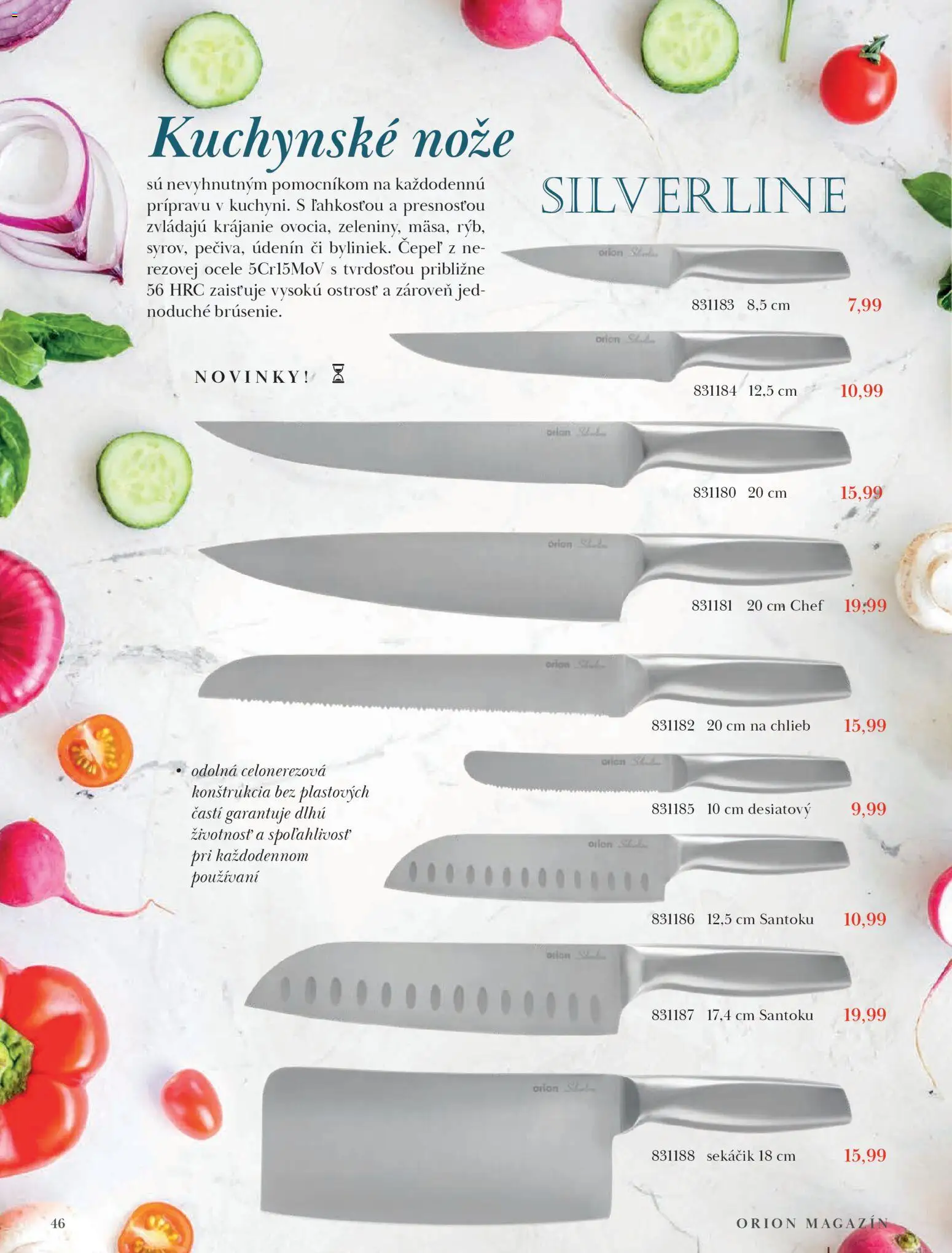 Nové Orion akcie – leták je platný od 09.03.2026 | Strana: 46 | Produkty: Chlieb