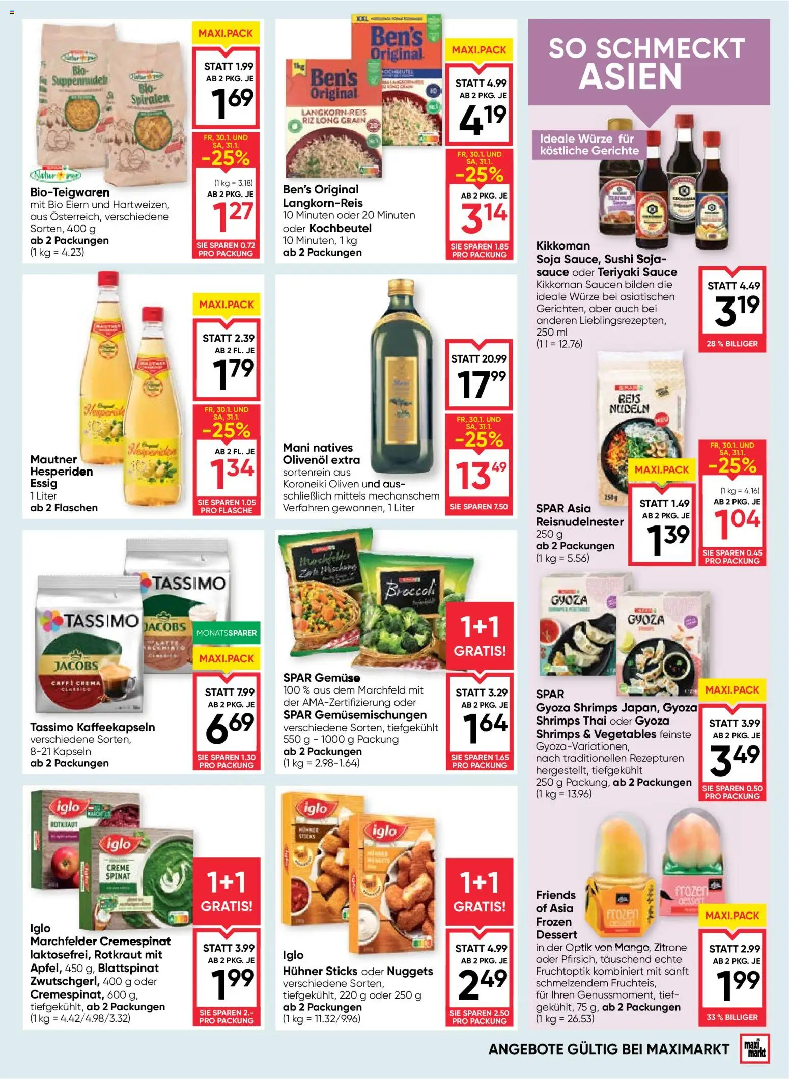 Maximarkt Flugblatt gültig ab 29.01.2026 | Seite: 11 | Produkte: Gemüse, Zitrone, Szeder, Reis