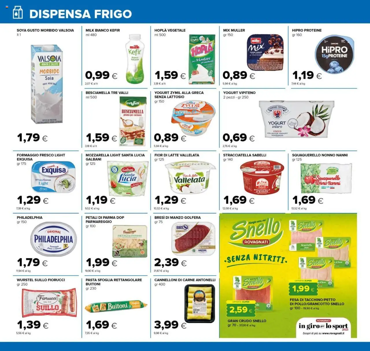 Volantino Tigre del 07.08.2025 | Pagina: 8 | Prodotti: Yogurt, Latte, Tonno, Burrata