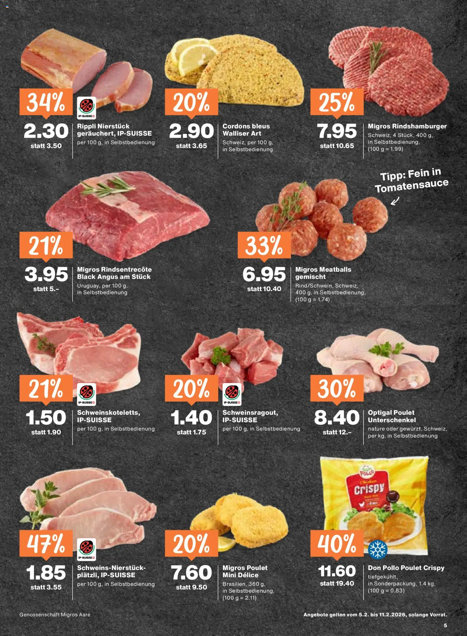 Migros Prospekt 	 – gültig ab 05.02.2026 | Seite: 5