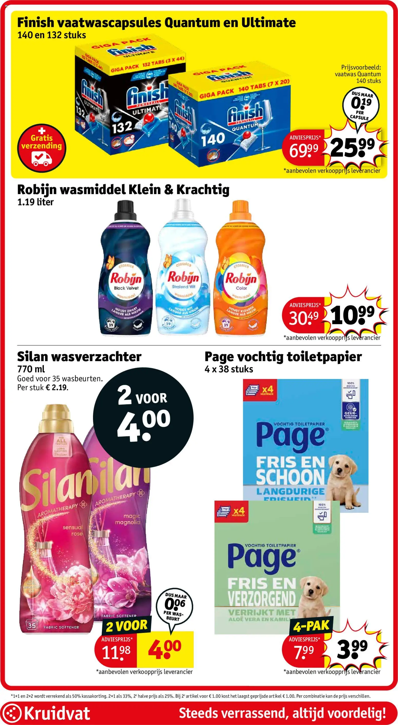 {H1} | Pagina: 43 | Producten: Robijn, Kan, Was, Toiletpapier