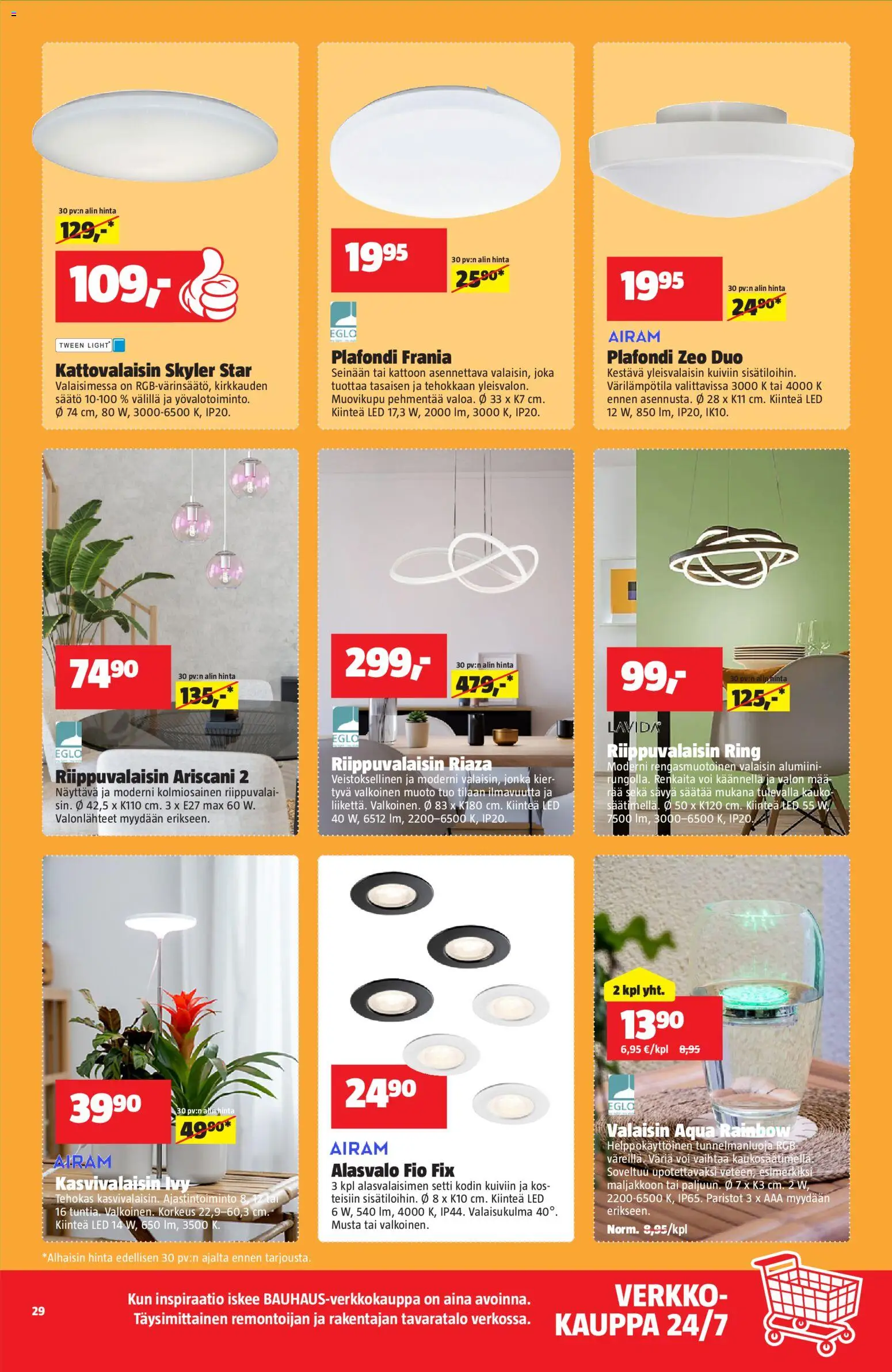 Bauhaus tarjoukset – voimassa 31.03.2026 alkaen | Sivu: 29 | Tuotteet: Paristot, Voi