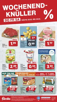 Famila Nordwest Prospekt 	 ab 23.02.2026 gültig | Seite: 37 | Produkte: Erdnüsse, Baguette, Garnelen, Paprika