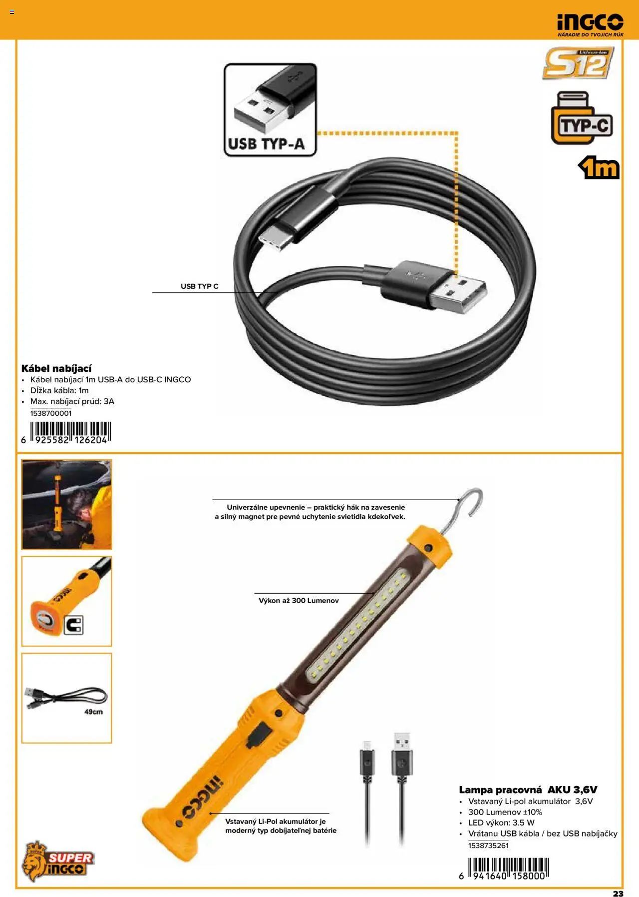 Nové Kinekus akcie – leták je platný od 28.04.2025 | Strana: 23 | Produkty: Svietidlá, Lampa, Náradie, Aku