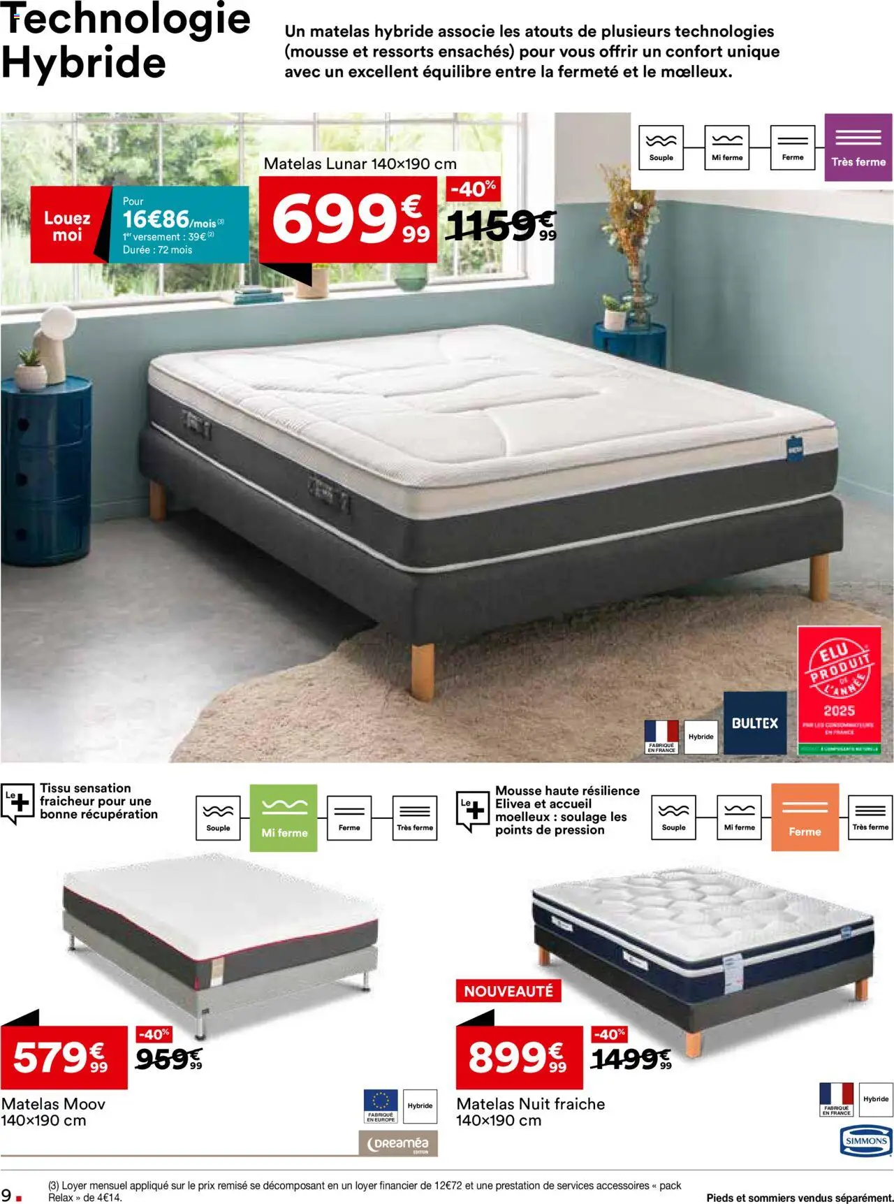 | Page: 9 | Produits: Mousse, Matelas