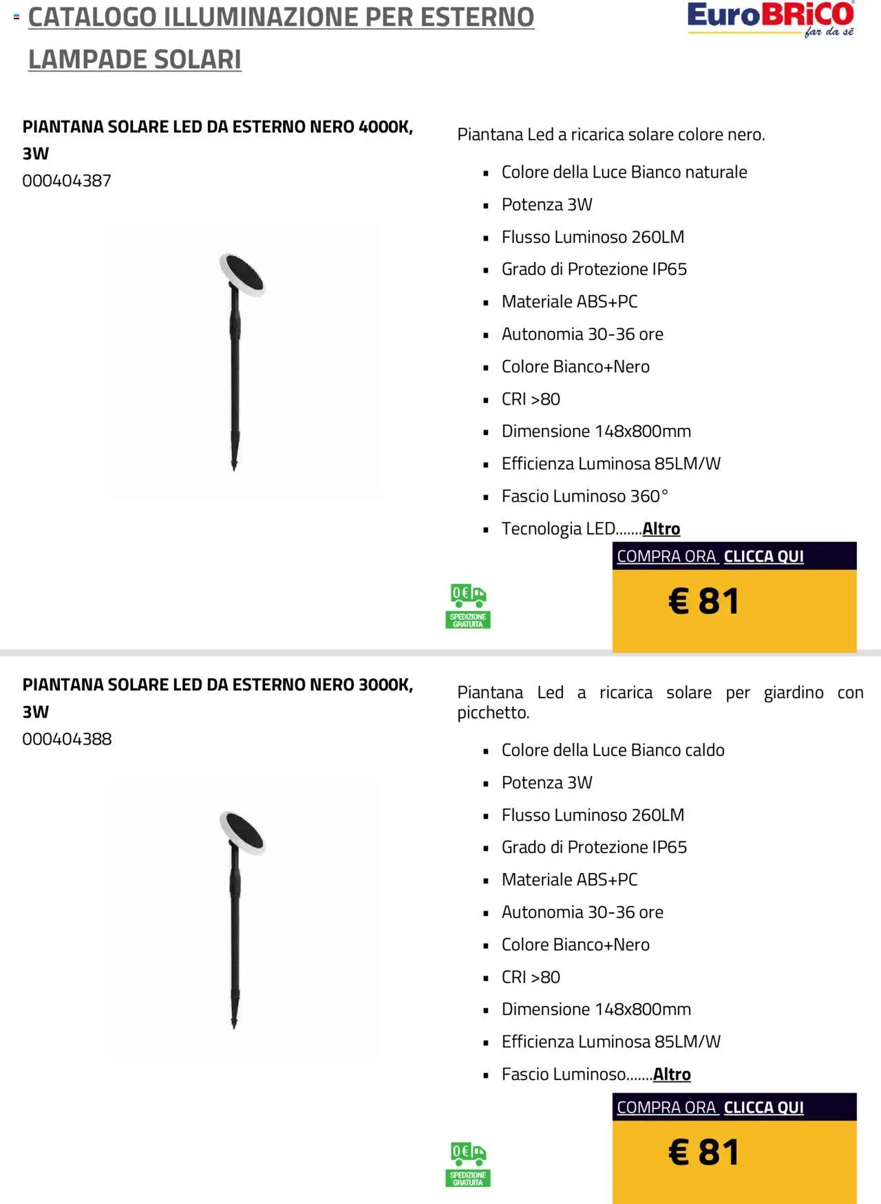 Volantino Eurobrico del 23.07.2025 | Pagina: 18