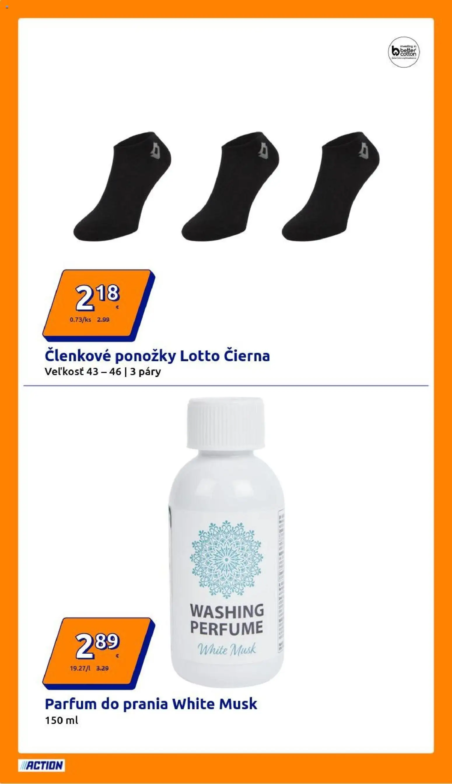 Nové Action akcie – leták je platný od 24.12.2025 | Strana: 20 | Produkty: Ponožky