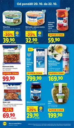 Náhled letáku Řecký extra panenský olivový olej, 3 l, 1 l = 266,63 Kč od 20.10.2025 | Strana: 14