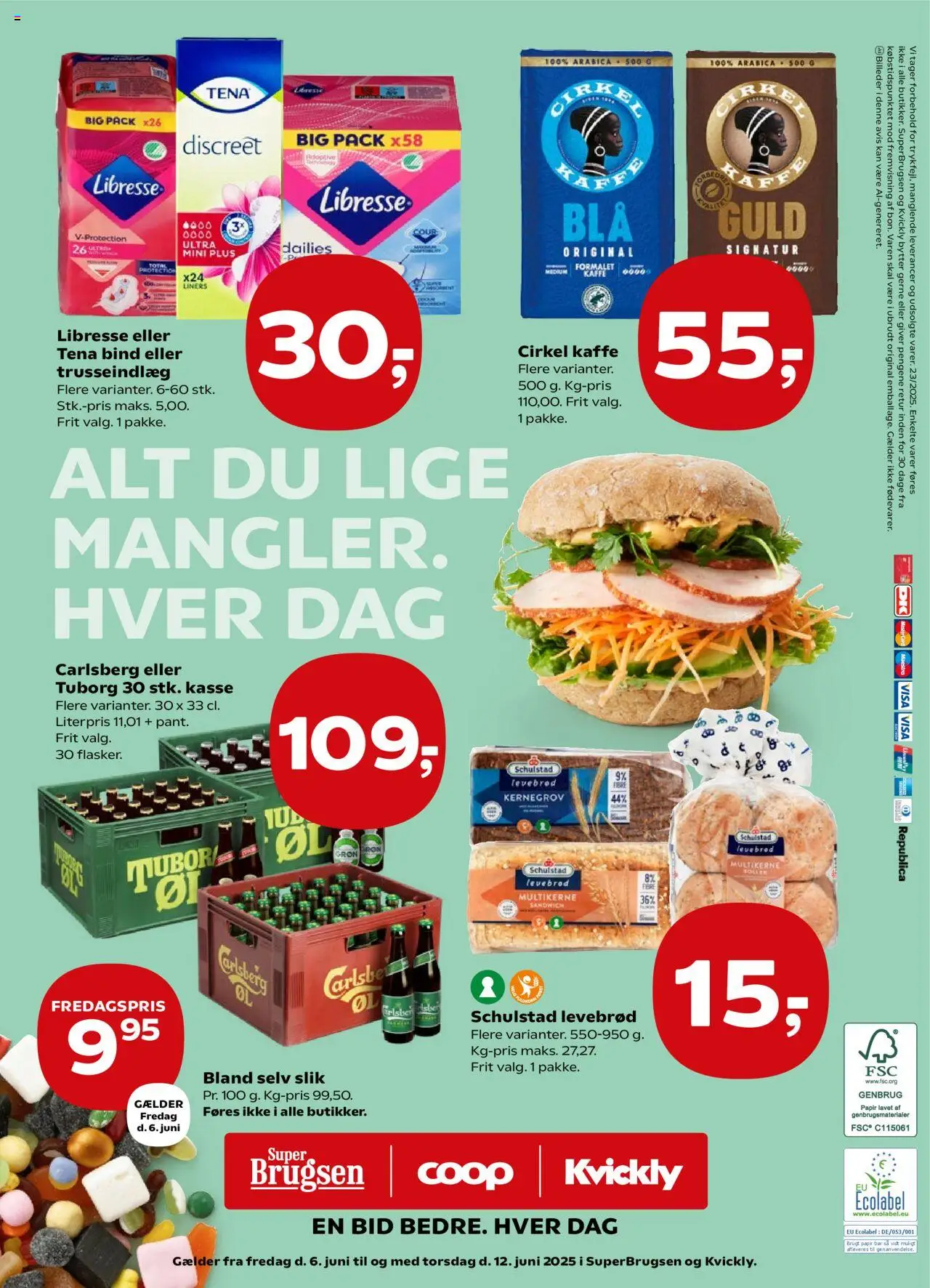Kvickly Tilbudsavis gyldig fra 06.06.2025 | Side: 42 | Produkter: Kaffe, Slik