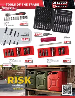 AutoZone specials catalogue – valid from 23.04.2026 | Page: 10 | Products: Socket set, Socket