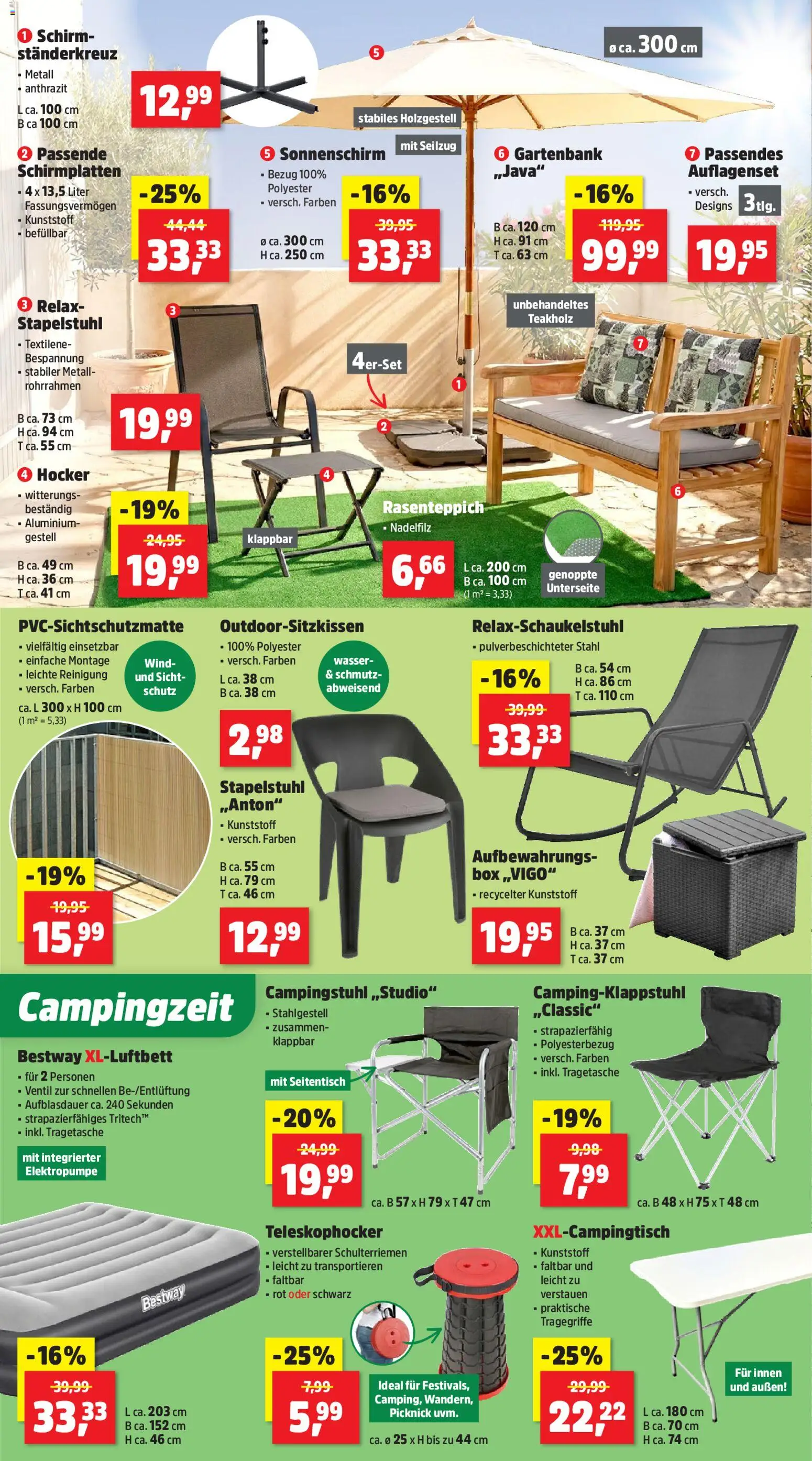 Thomas Philipps Prospekt – gültig ab 23.03.2026 | Seite: 12 | Produkte: Hocker, Box, Wasser, Sonnenschirm