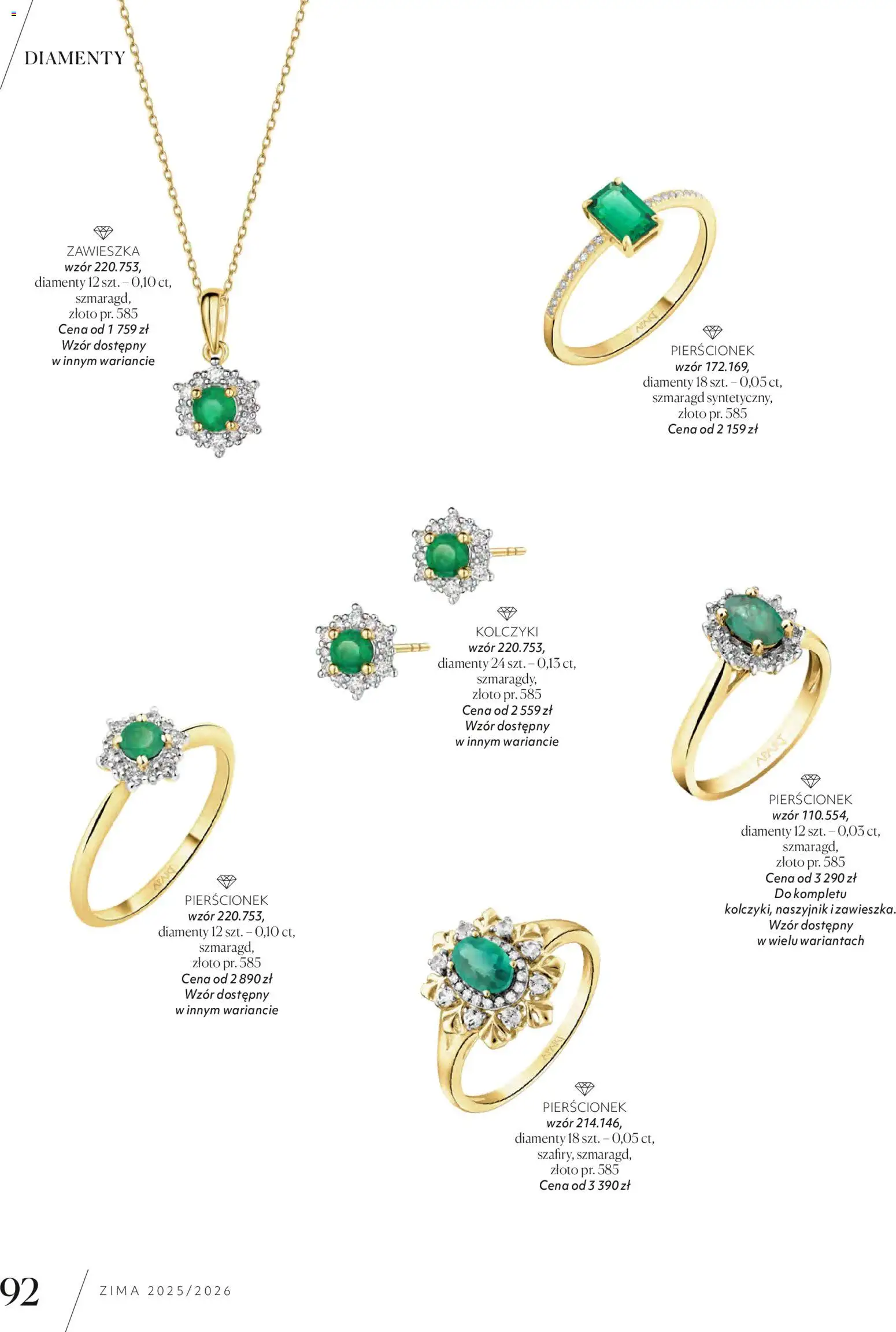 Apart promocje od 04.11.2025 | Strona: 94 | Produkty: Naszyjnik, Pierścionek