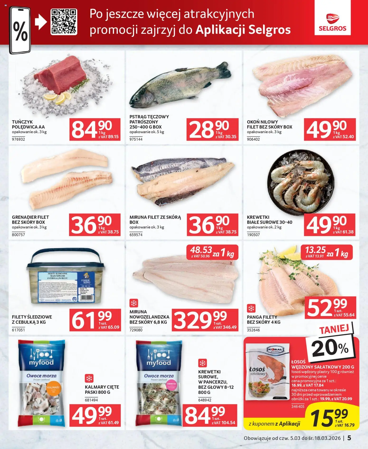 Selgros cash&carry gazetka - Oferta dla gastronomii od 05.03.2026 | Strona: 5
