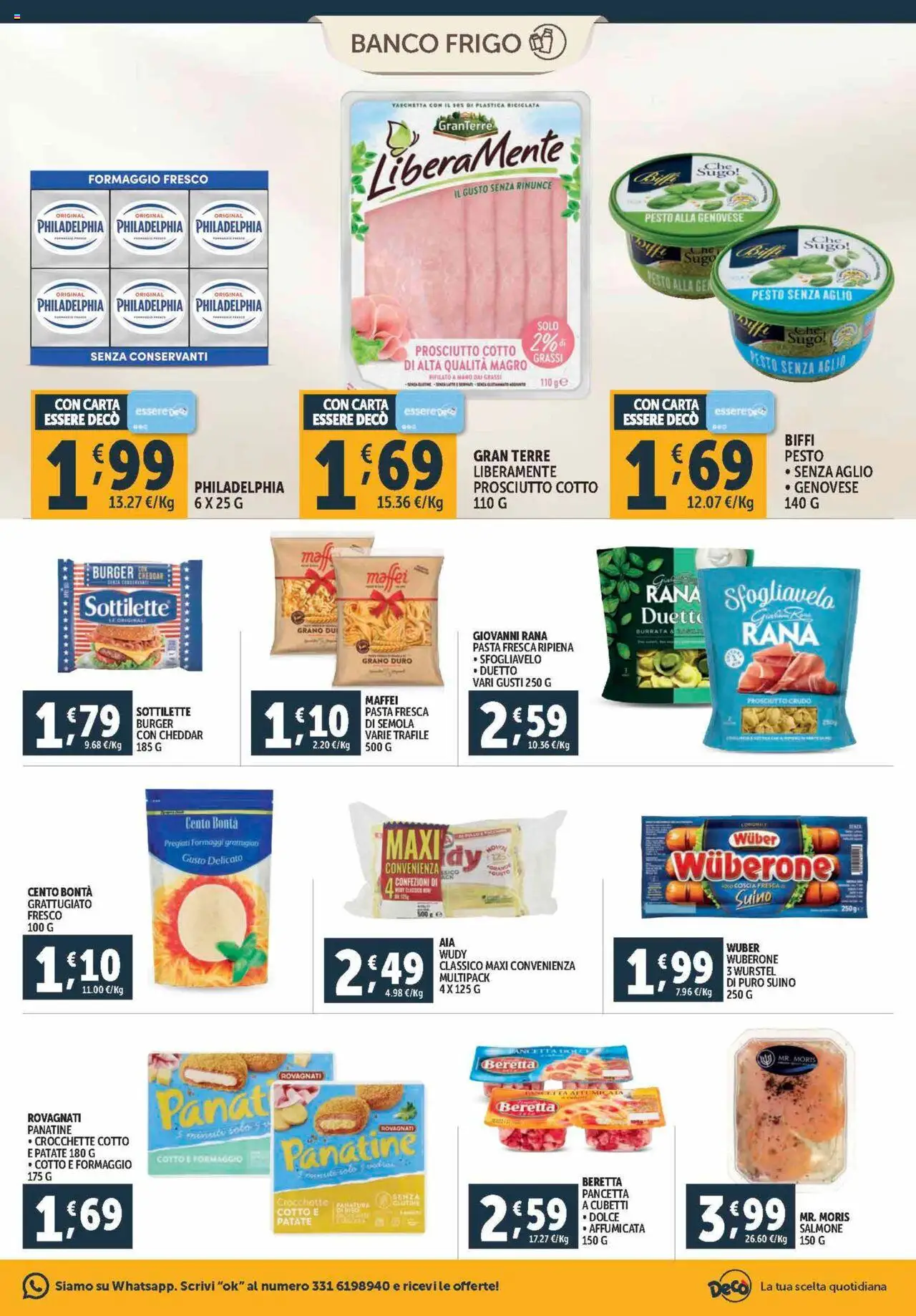 Volantino Decò del 21.08.2025 | Pagina: 9 | Prodotti: Suino, Aglio, Pasta, Burrata