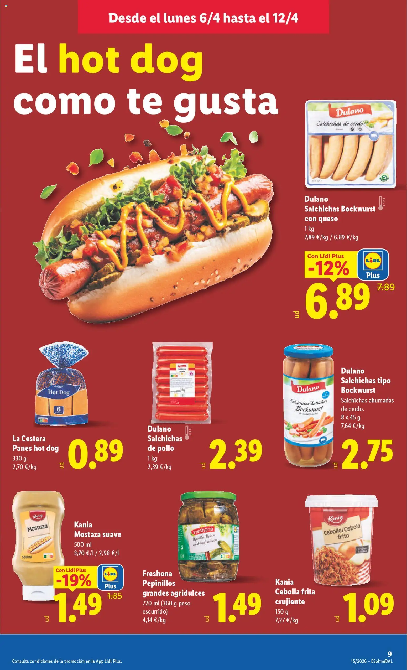 Lidl folleto │ válido desde el 06.04.2026 | Página: 11 | Productos: Cerdo, Té, Παγωμένο τσάι, Peso