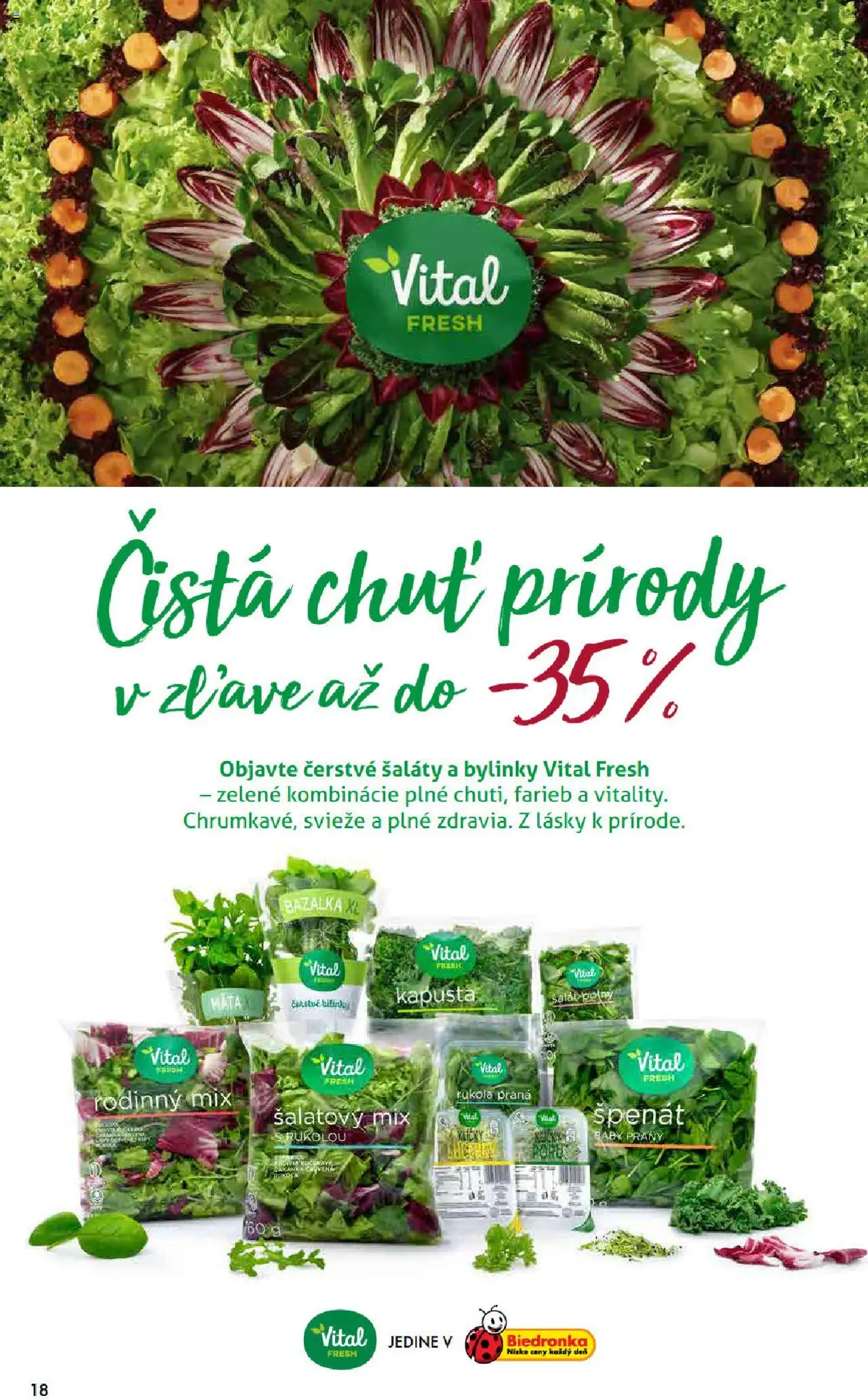 Biedronka leták │ platný od 31.07.2025 | Strana: 18 | Produkty: Kapusta, Šalát