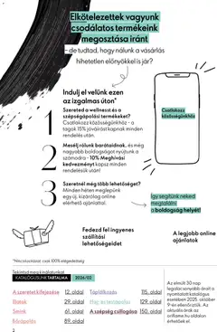 Katalógus Oriflame 2026/02 - amely érvényes a következő dátumtól: 21.01.2026 | Oldal: 2 | Termékek: Smink