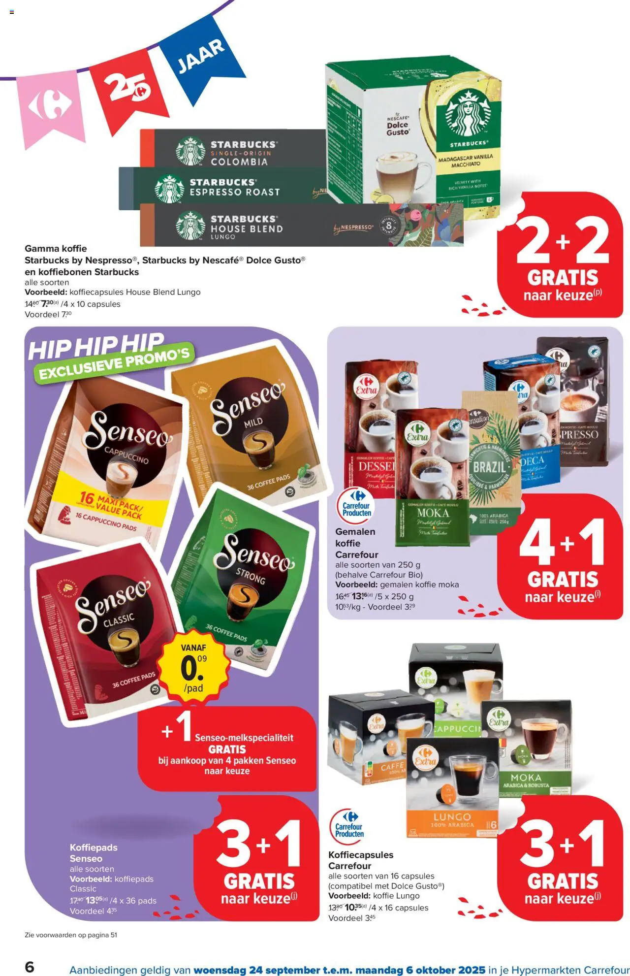 {H1} | Pagina: 6 | Producten: Csirkecombfile, Pads, Cappuccino, Koffie