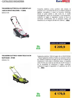 Anteprima del volantino Eurobrico Rasaerba catalogo valido a partire dal 23.07.2025 | Pagina: 39 | Prodotti: Rasaerba