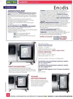 METRO - Prévisualisation de METRO - CHR Équipement valide à partir de 01.01.2025 | Page: 50 | Produits: Adaptateur, Four, Porte, Batterie