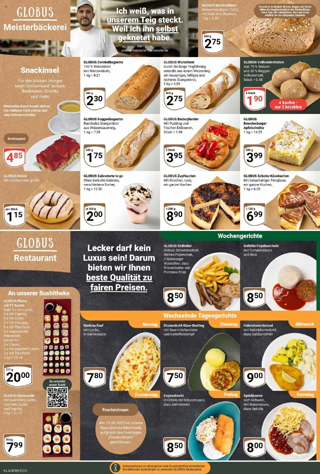 Globus prospekt Kaiserslautern	 - gültig ab dem 15.06.2025 | Seite: 5 | Produkte: Käse, Thunfisch, Paprika, Erdbeeren
