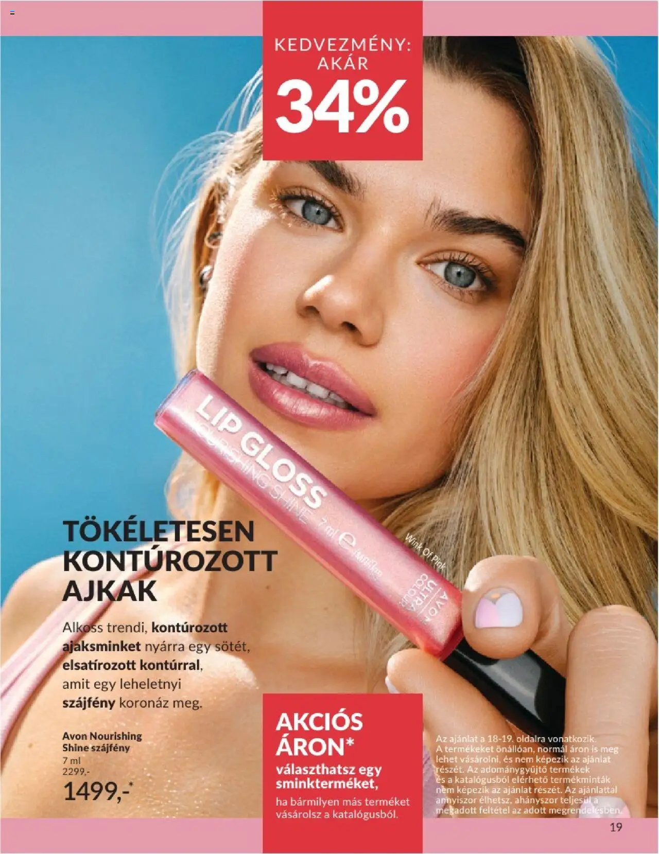 Avon akciós ujság - amely érvényes a következő dátumtól: 01.07.2025 | Oldal: 19 | Termékek: Szájfény