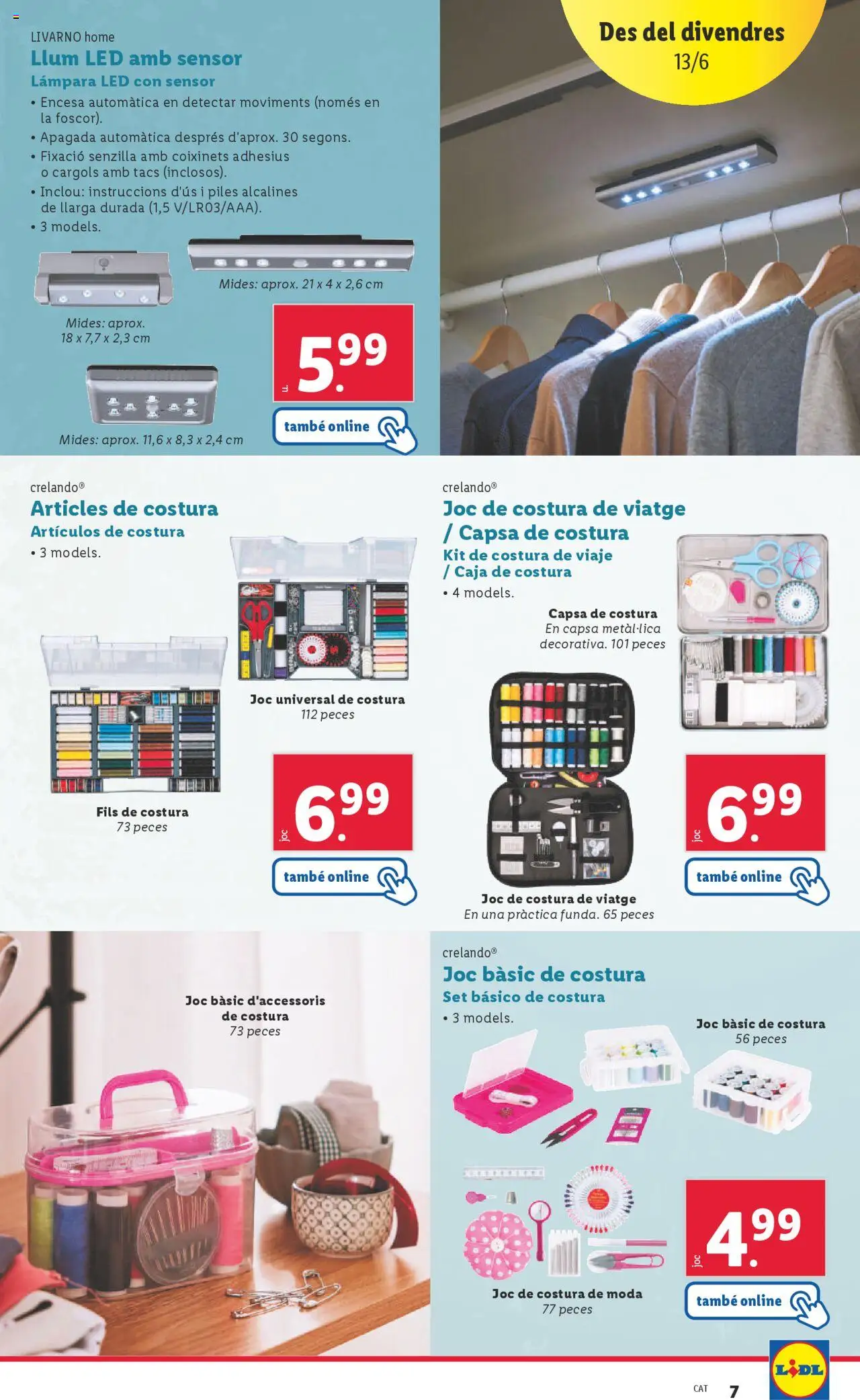 Lidl catálogo BCN │ válido desde el 09.06.2025 | Página: 45 | Productos: Caja, Lámpara