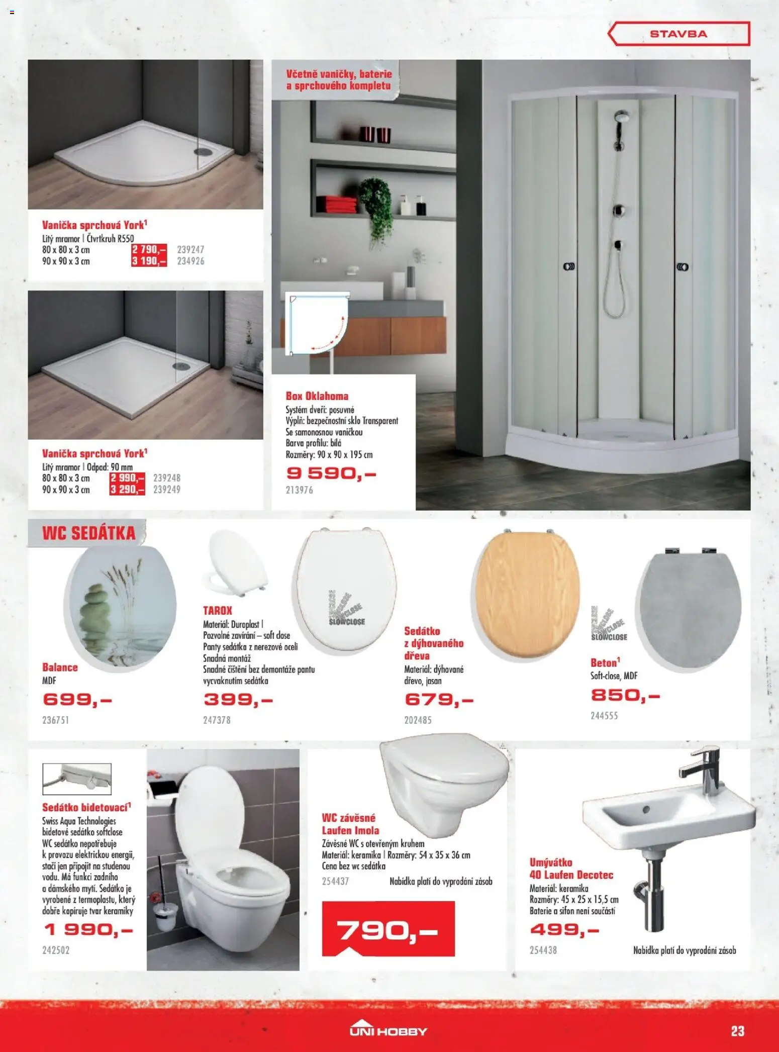 Uni Hobby leták od 27.11.2025 | Strana: 23 | Produkty: Box, Wc, Baterie