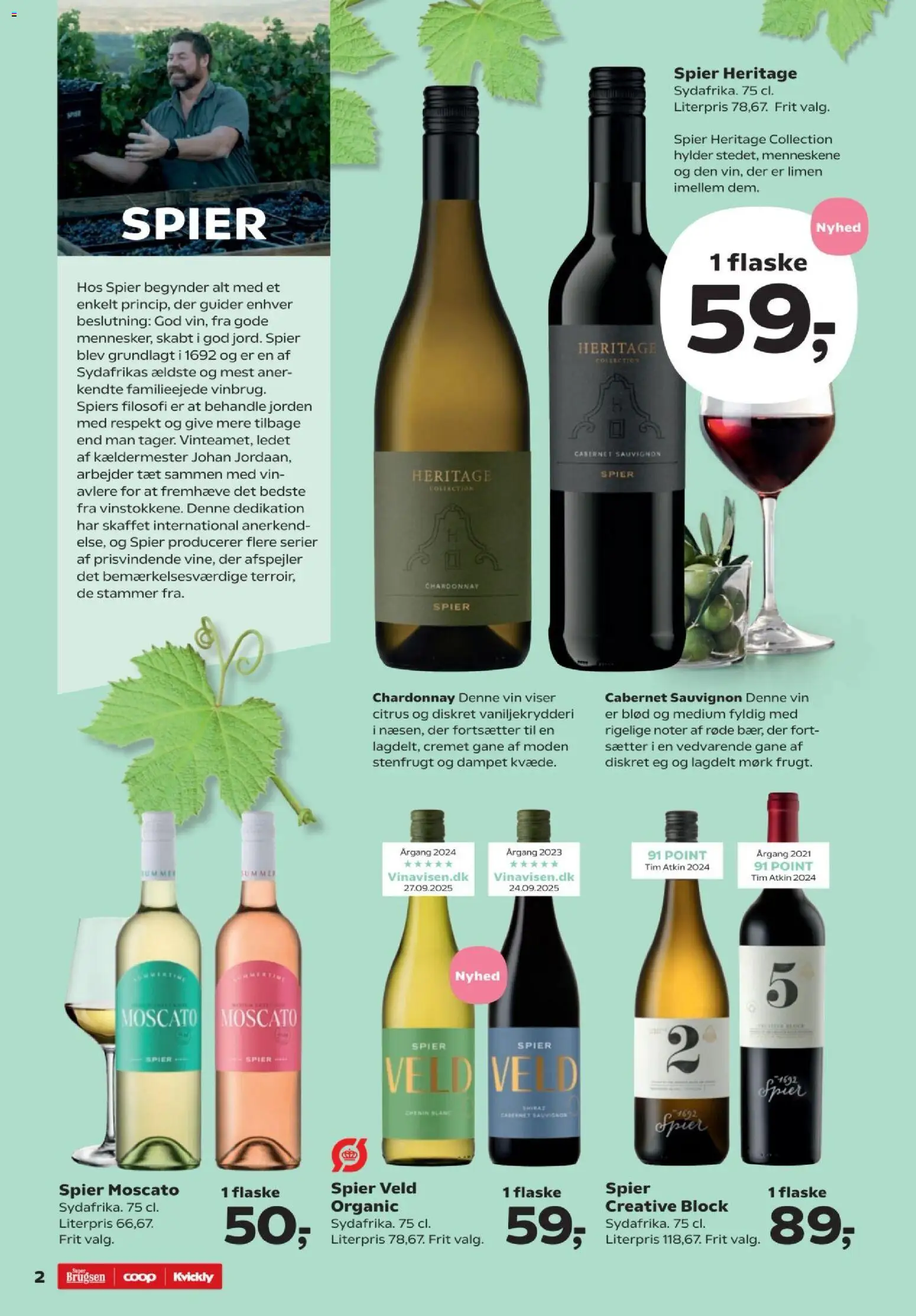 Kvickly tilbudsavis – gyldig fra 06.03.2026 | Side: 2 | Produkter: Vin