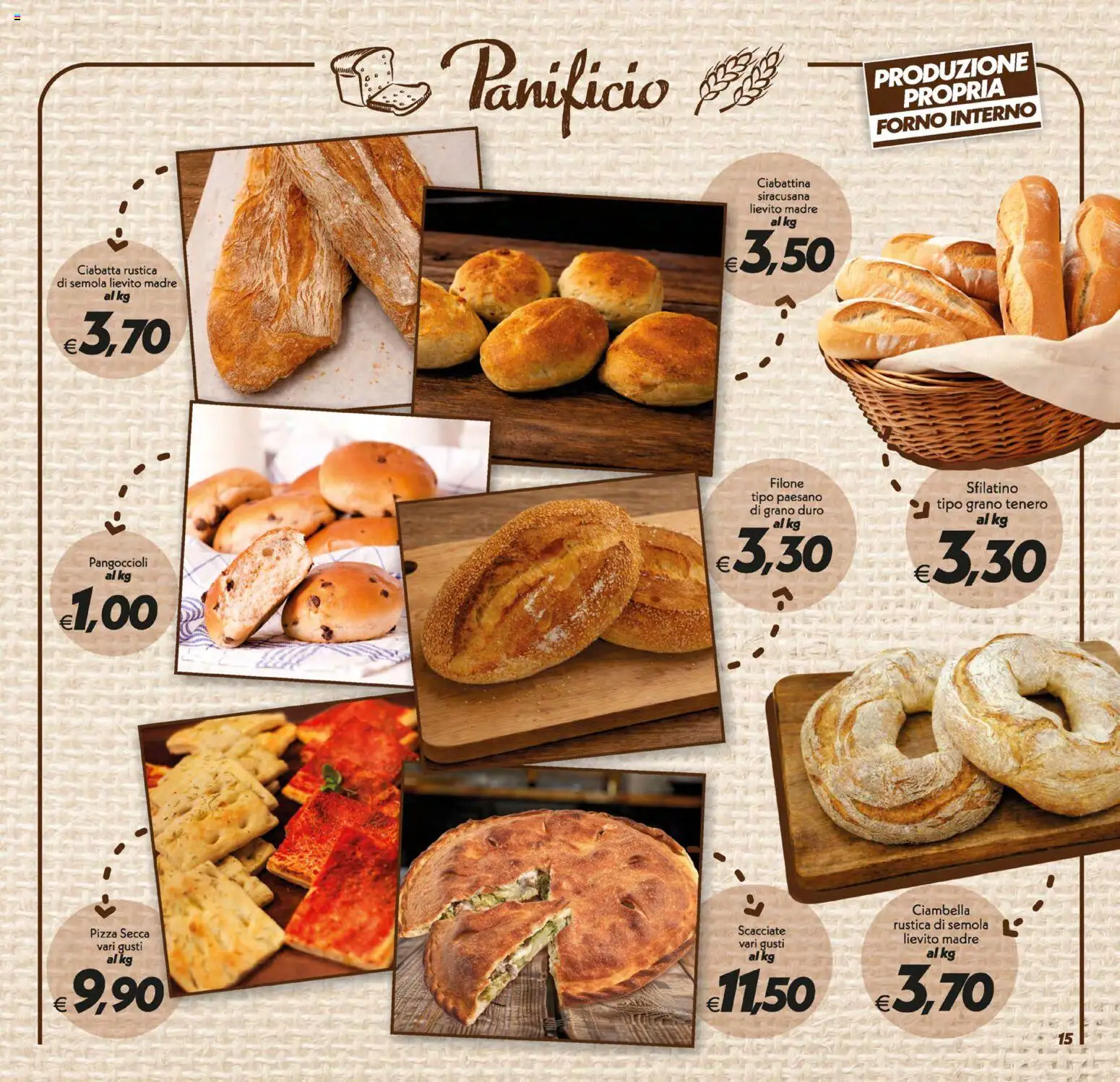 Volantino SuperConveniente del 17.03.2026 | Pagina: 15 | Prodotti: Pizza, Forno