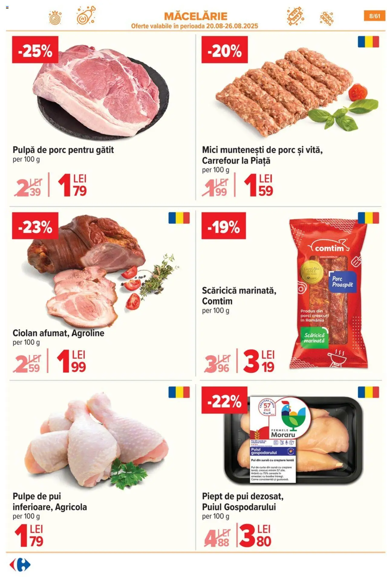Catalog Carrefour – valabil de la 20.08.2025 | Pagină: 9 | Produse: Hacıyatmaz Kedi Oyuncağı, Mici, Cereale