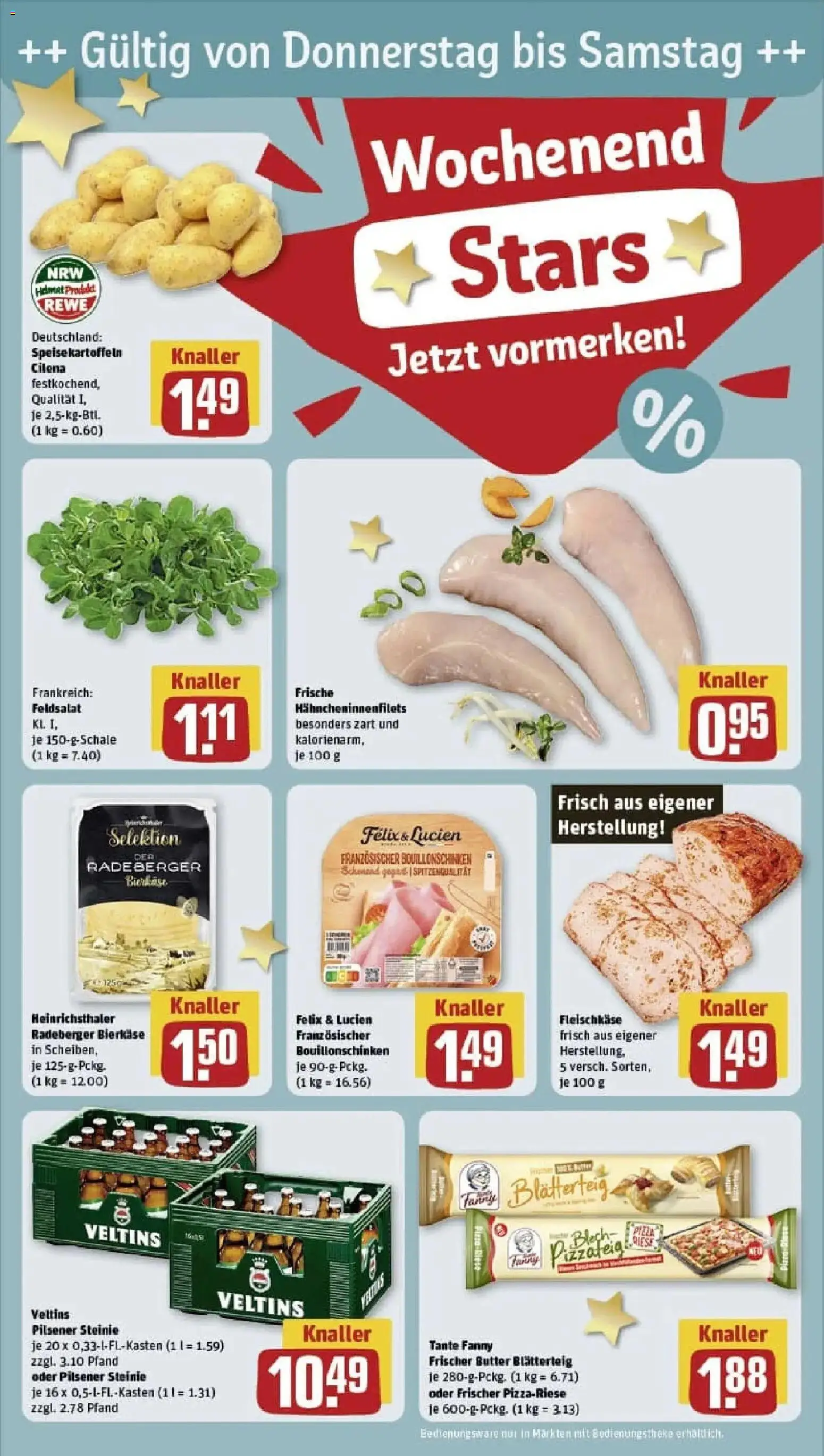 Rewe prospekt Dortmund	 – gültig ab 02.02.2026 | Seite: 30 | Produkte: Butter, Pizza, Veltins