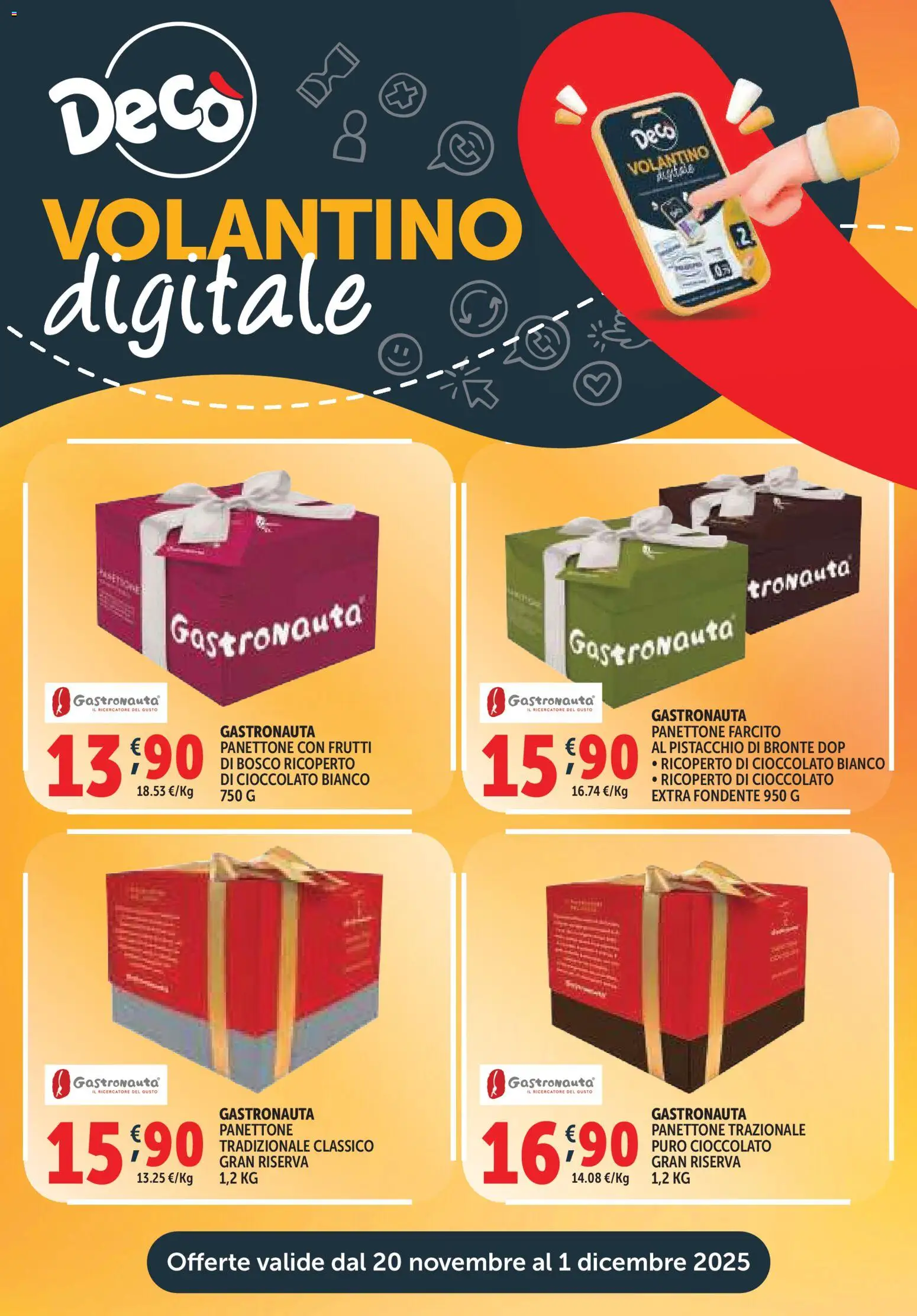 Volantino Decò del 28.11.2025 | Pagina: 3 | Prodotti: Cioccolato, Panettone