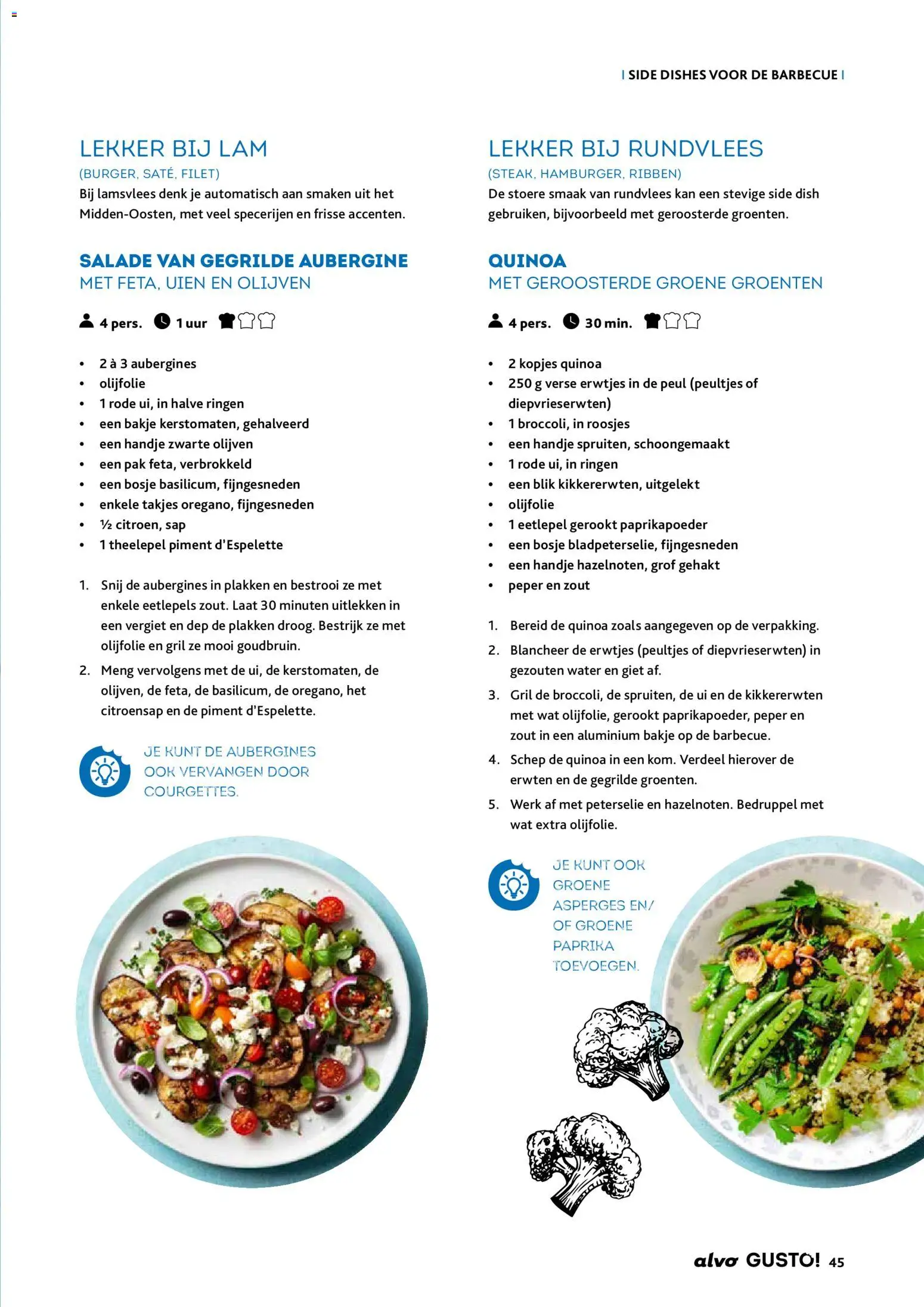 {H1} | Pagina: 45 | Producten: Sap, Salade, Kikkererwten, Schep