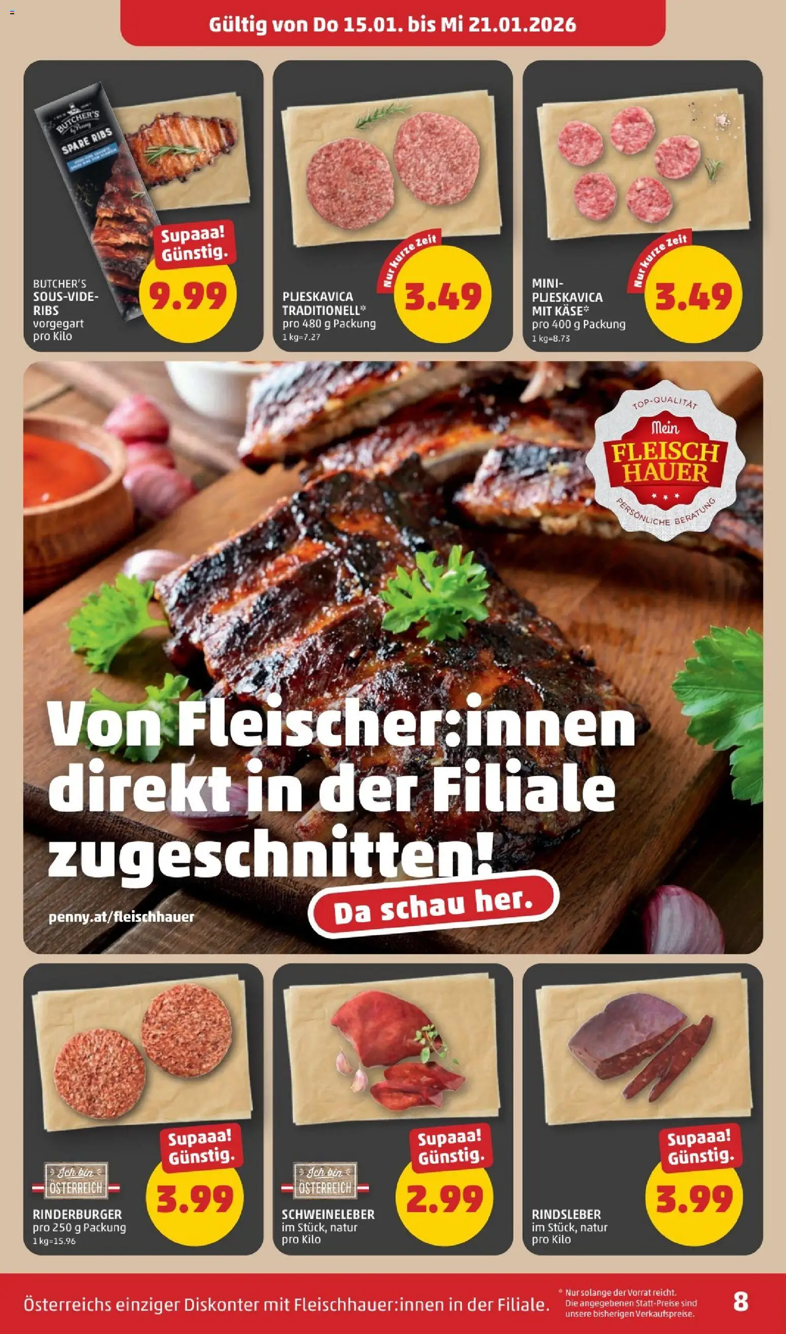 Penny Markt Flugblatt gültig ab 15.01.2026 | Seite: 8