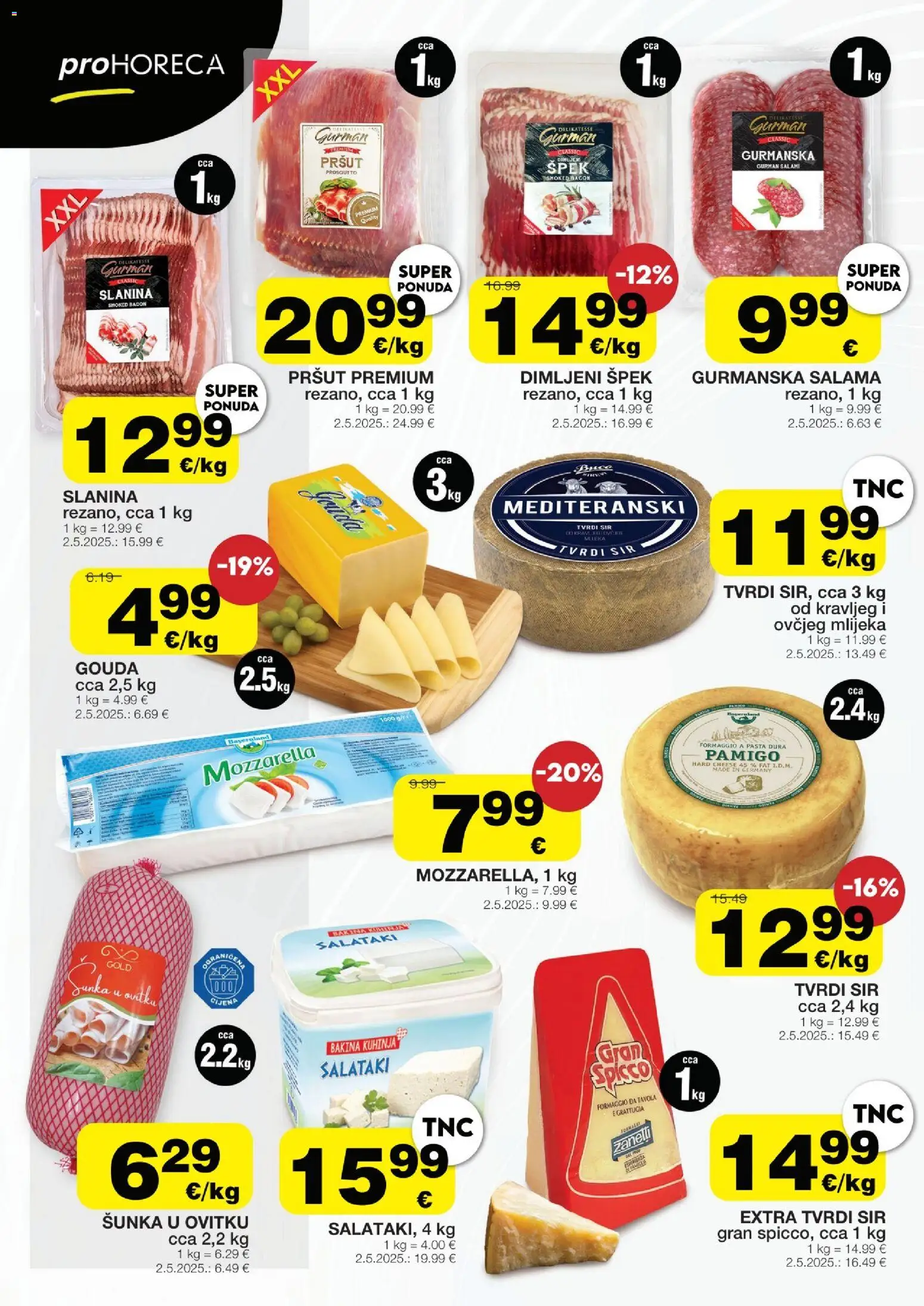 Stanić Diskont katalog | vrijedi od 26.03.2026 | Stranica: 4 | Proizvodi: Sir, Šunka, Pršut, Slanina