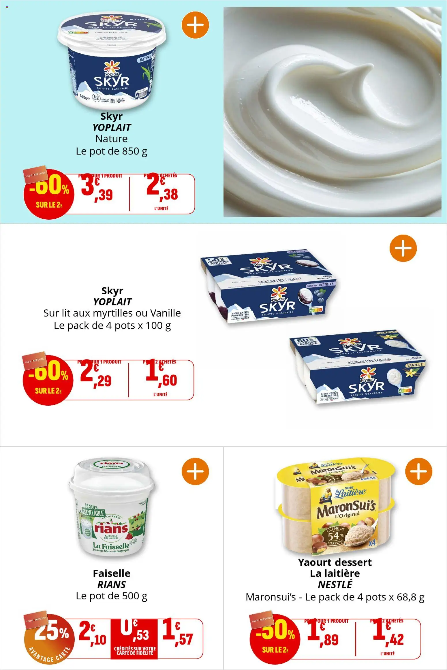 {H1} | Page: 41 | Produits: Myrtilles, Yaourt, Skyr, Crème