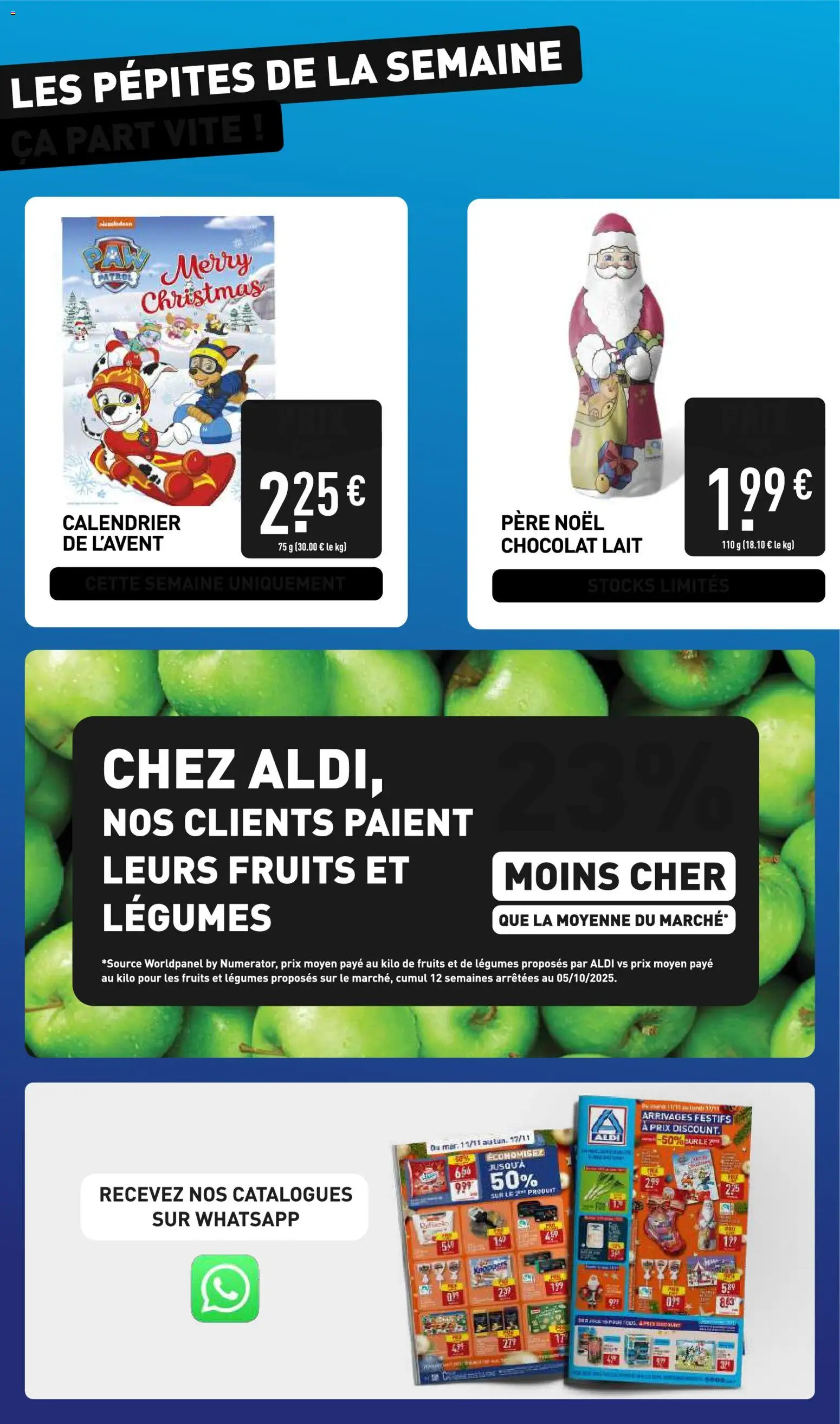 {H1} | Page: 2 | Produits: Calendrier, Lait, Chocolat