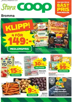 Stora Coop - Bromma - Förhandsvisning av reklamblad från butik Stora Coop aktuell från 08.09.2025