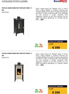 Anteprima del volantino Eurobrico Stufe a Legna catalogo valido a partire dal 23.07.2025 | Pagina: 37