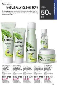 Preview of Oriflame - Offers valid from 15.04.2026 | Page: 135 | Products: Mask, Oil, Tea, Toner